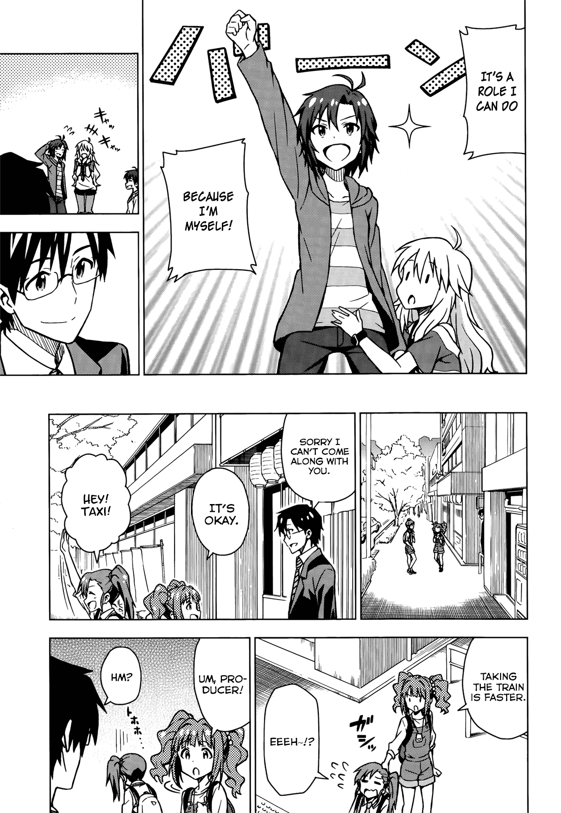 The Idolm@ster (Mana) Chapter 0 page 10 - Chapter 0: (Movie Special) To the Other Side of the Sparkle! -signs-