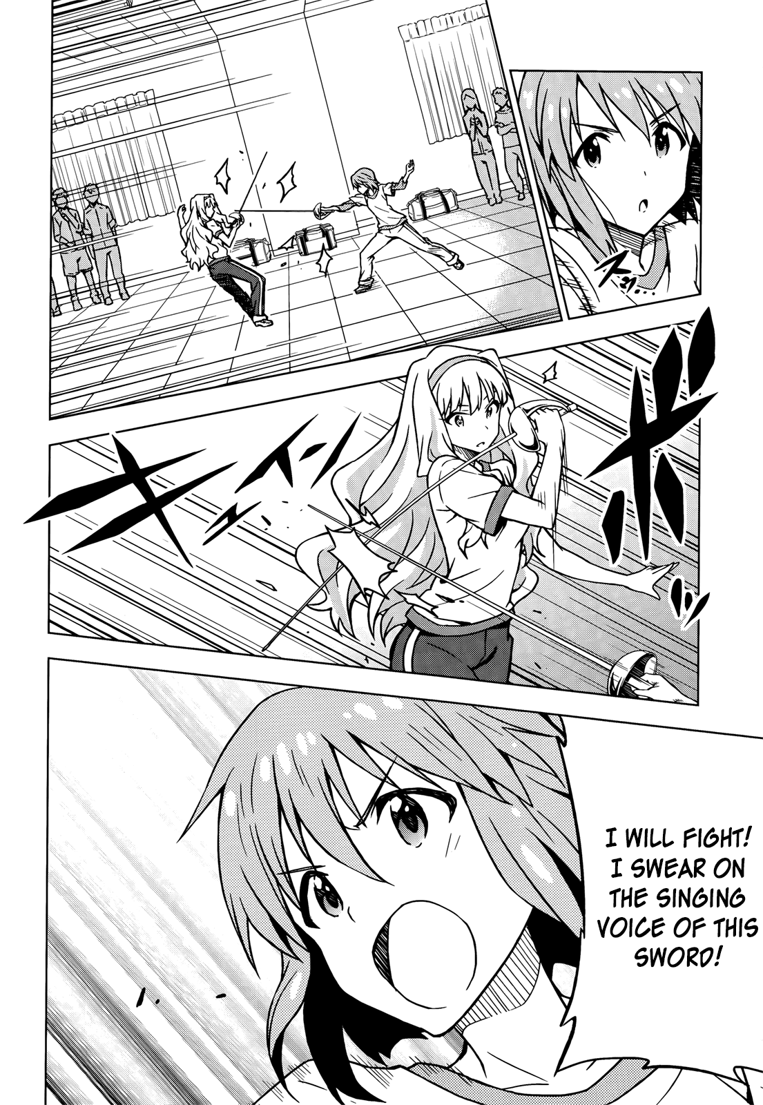 The Idolm@ster (Mana) Chapter 0 page 13 - Chapter 0: (Movie Special) To the Other Side of the Sparkle! -signs-