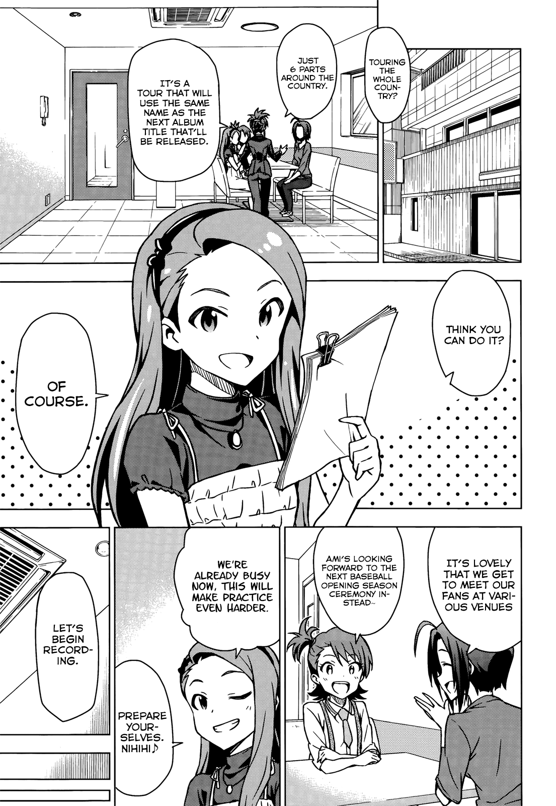 The Idolm@ster (Mana) Chapter 0 page 16 - Chapter 0: (Movie Special) To the Other Side of the Sparkle! -signs-