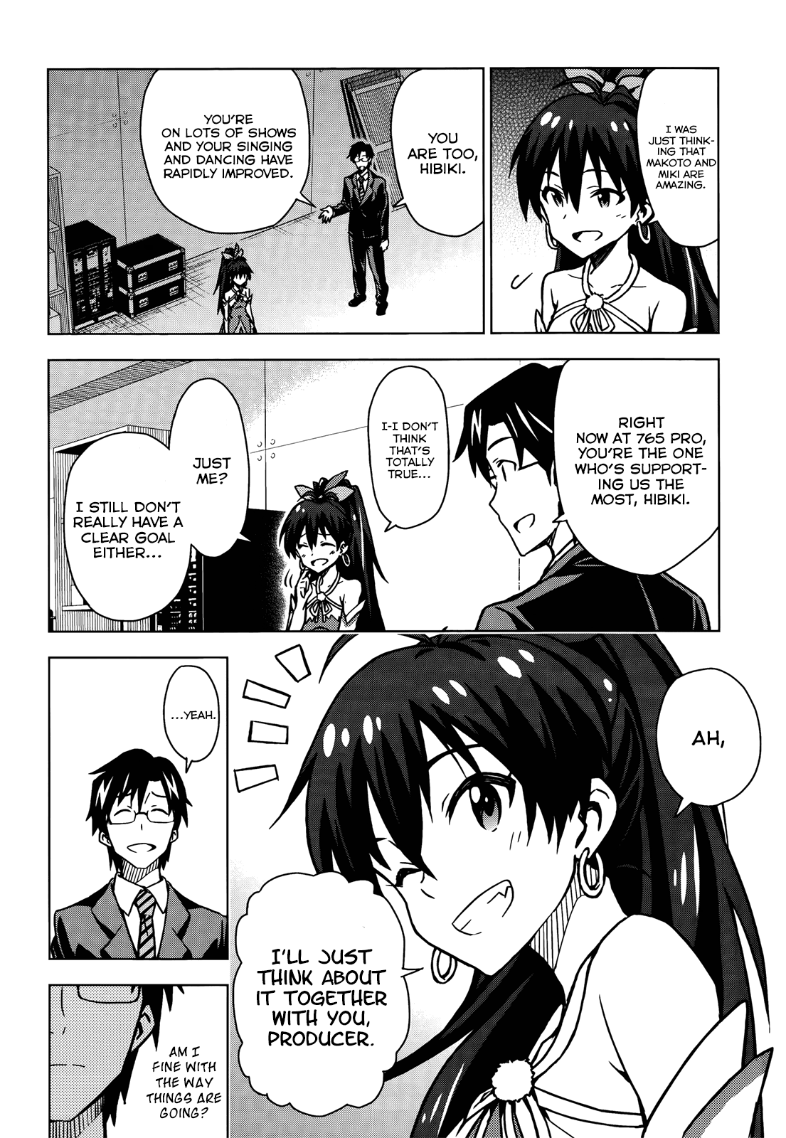 The Idolm@ster (Mana) Chapter 0 page 18 - Chapter 0: (Movie Special) To the Other Side of the Sparkle! -signs-