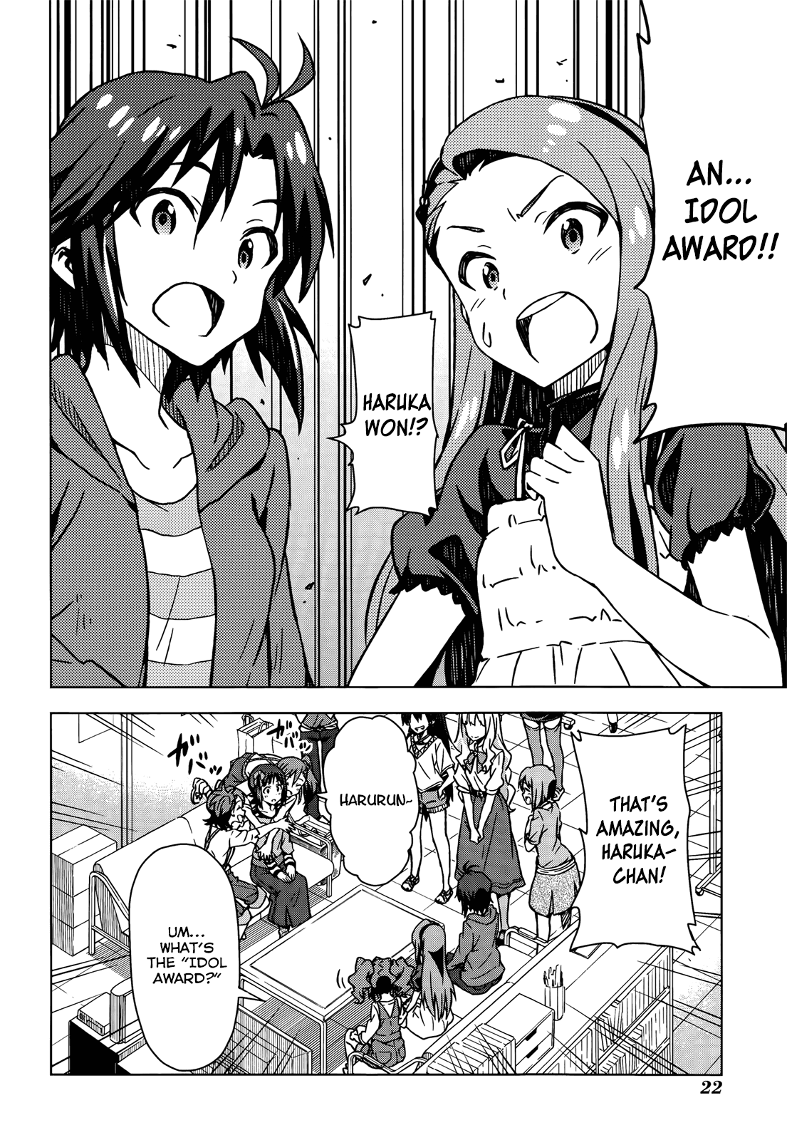 The Idolm@ster (Mana) Chapter 0 page 22 - Chapter 0: (Movie Special) To the Other Side of the Sparkle! -signs-