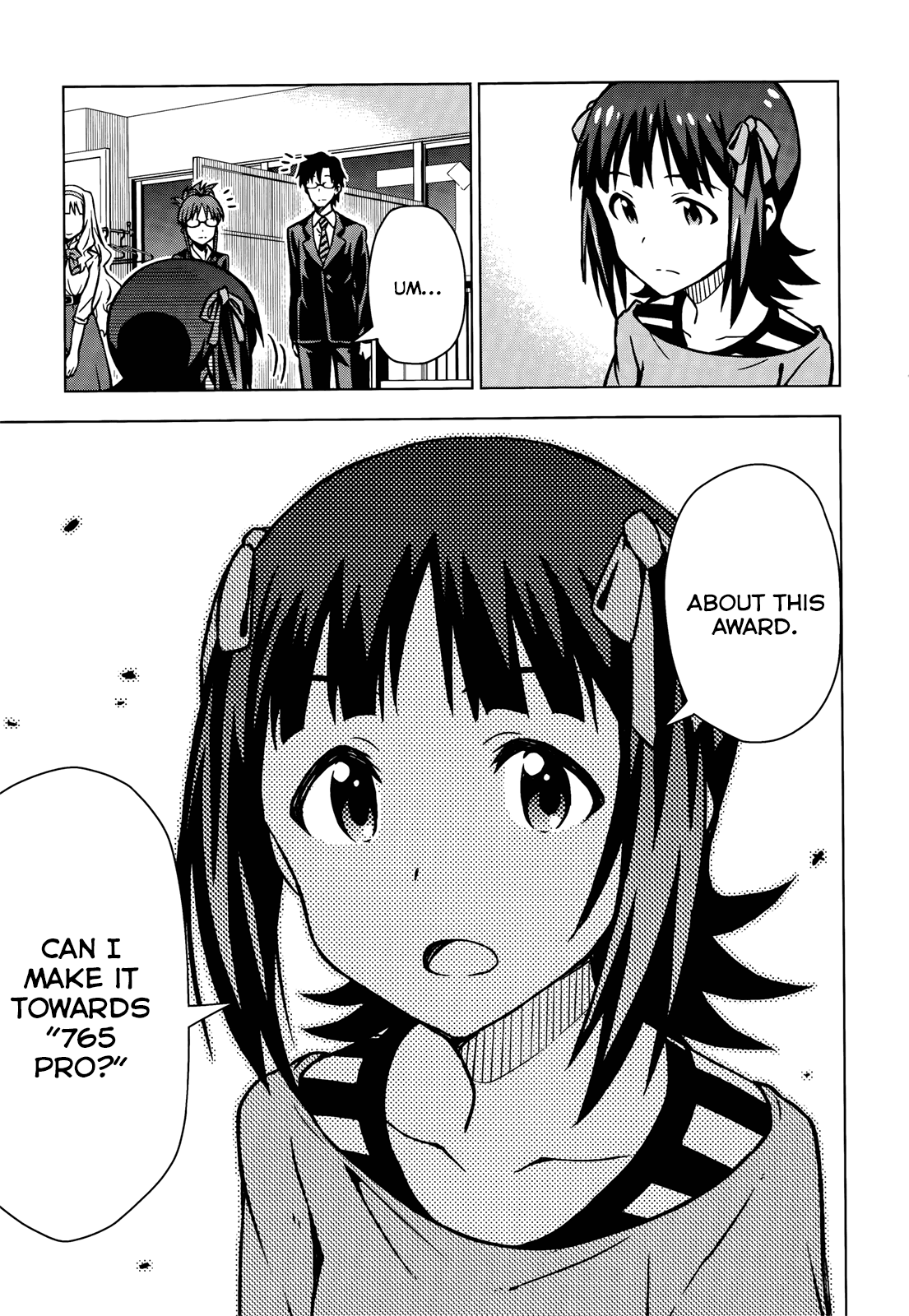 The Idolm@ster (Mana) Chapter 0 page 25 - Chapter 0: (Movie Special) To the Other Side of the Sparkle! -signs-
