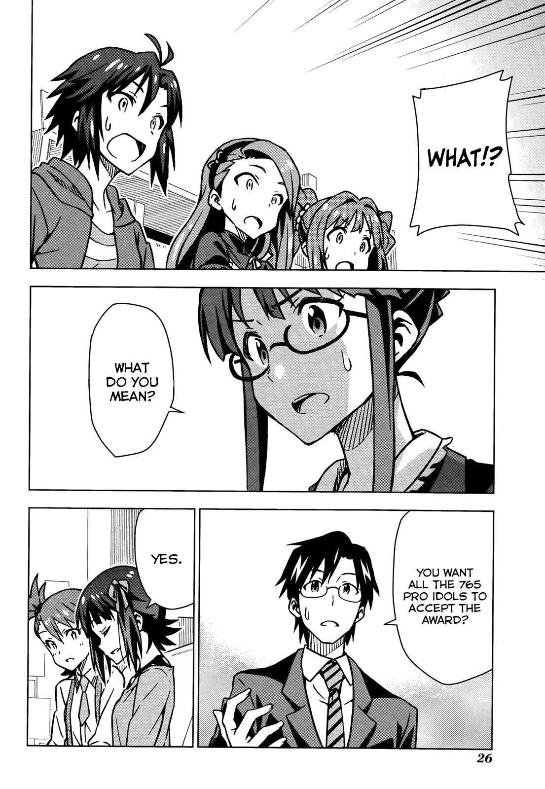 The Idolm@ster (Mana) Chapter 0 page 26 - Chapter 0: (Movie Special) To the Other Side of the Sparkle! -signs-