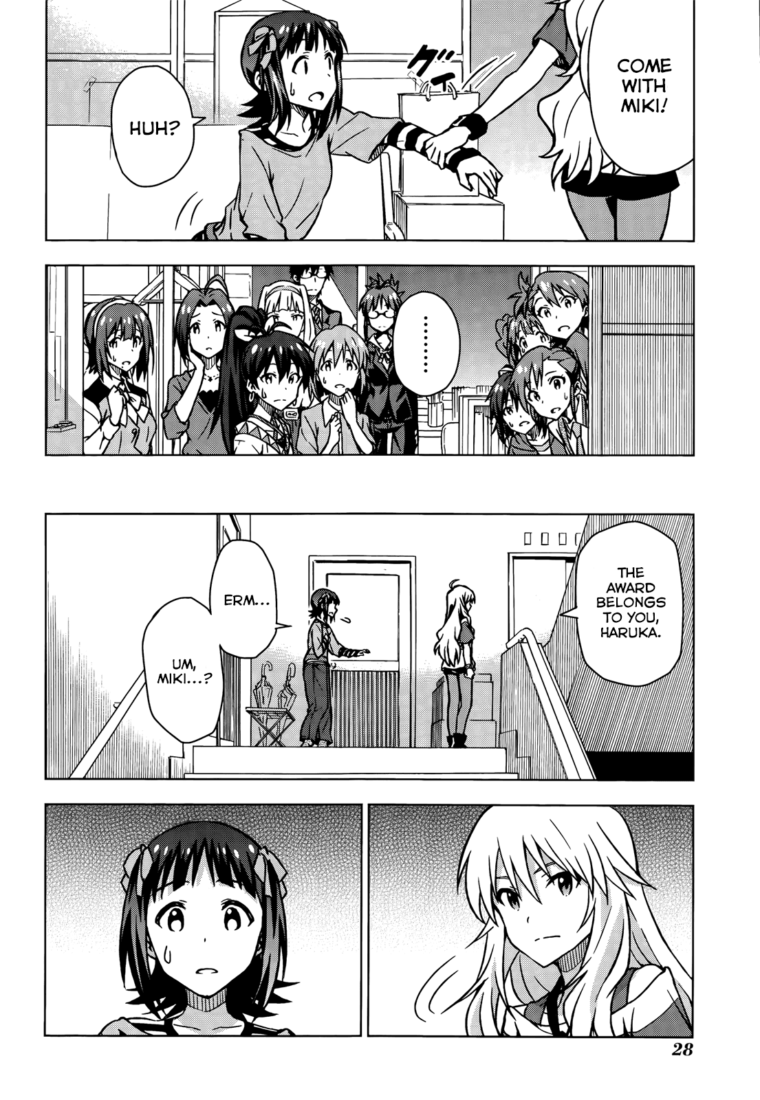 The Idolm@ster (Mana) Chapter 0 page 28 - Chapter 0: (Movie Special) To the Other Side of the Sparkle! -signs-