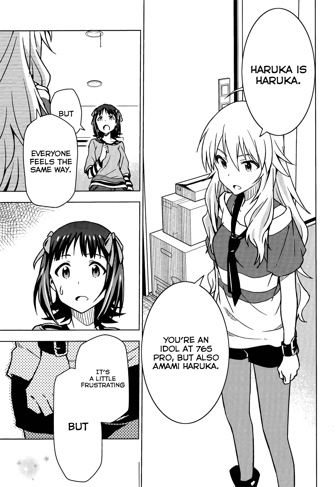 The Idolm@ster (Mana) Chapter 0 page 29 - Chapter 0: (Movie Special) To the Other Side of the Sparkle! -signs-