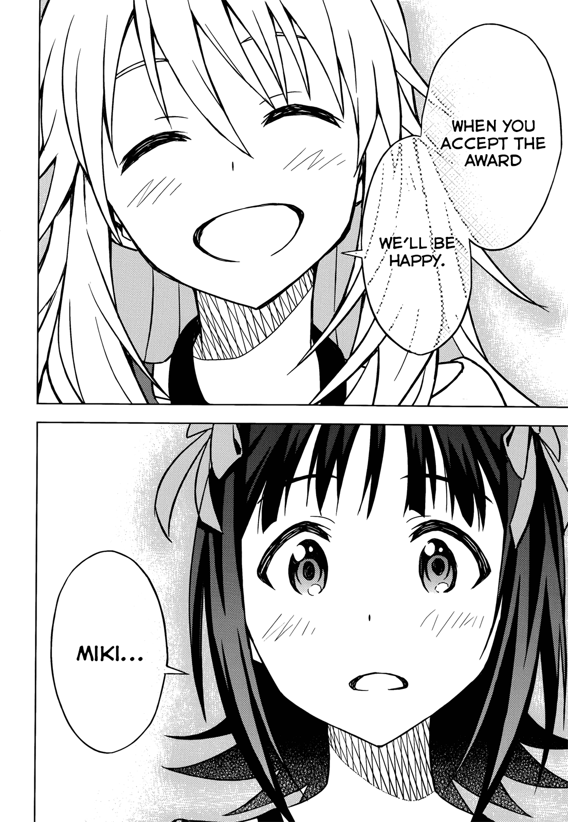 The Idolm@ster (Mana) Chapter 0 page 30 - Chapter 0: (Movie Special) To the Other Side of the Sparkle! -signs-