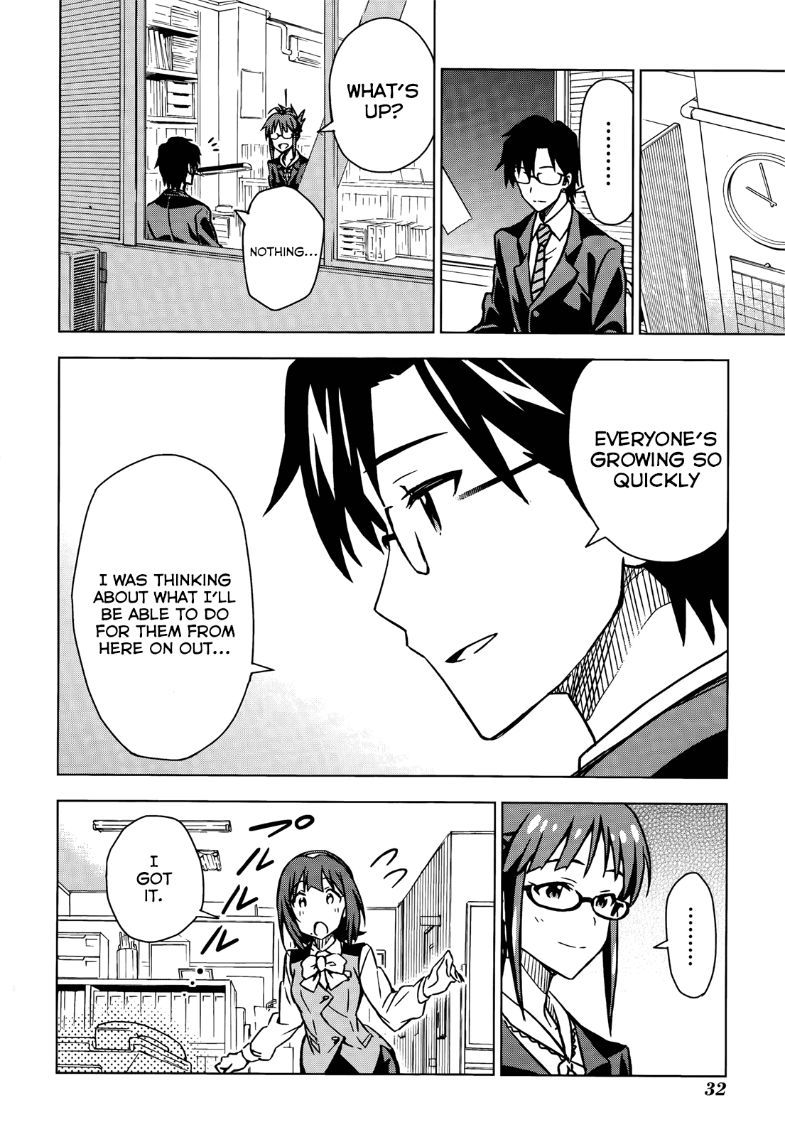 The Idolm@ster (Mana) Chapter 0 page 32 - Chapter 0: (Movie Special) To the Other Side of the Sparkle! -signs-