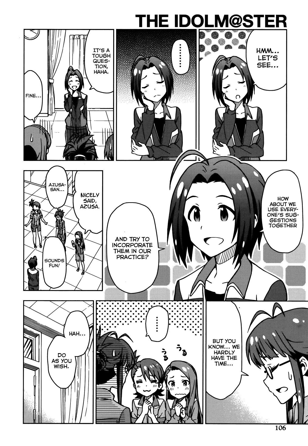 The Idolm@ster (Mana) Chapter 10 page 12 - Chapter 10: Miura Azusa (2)