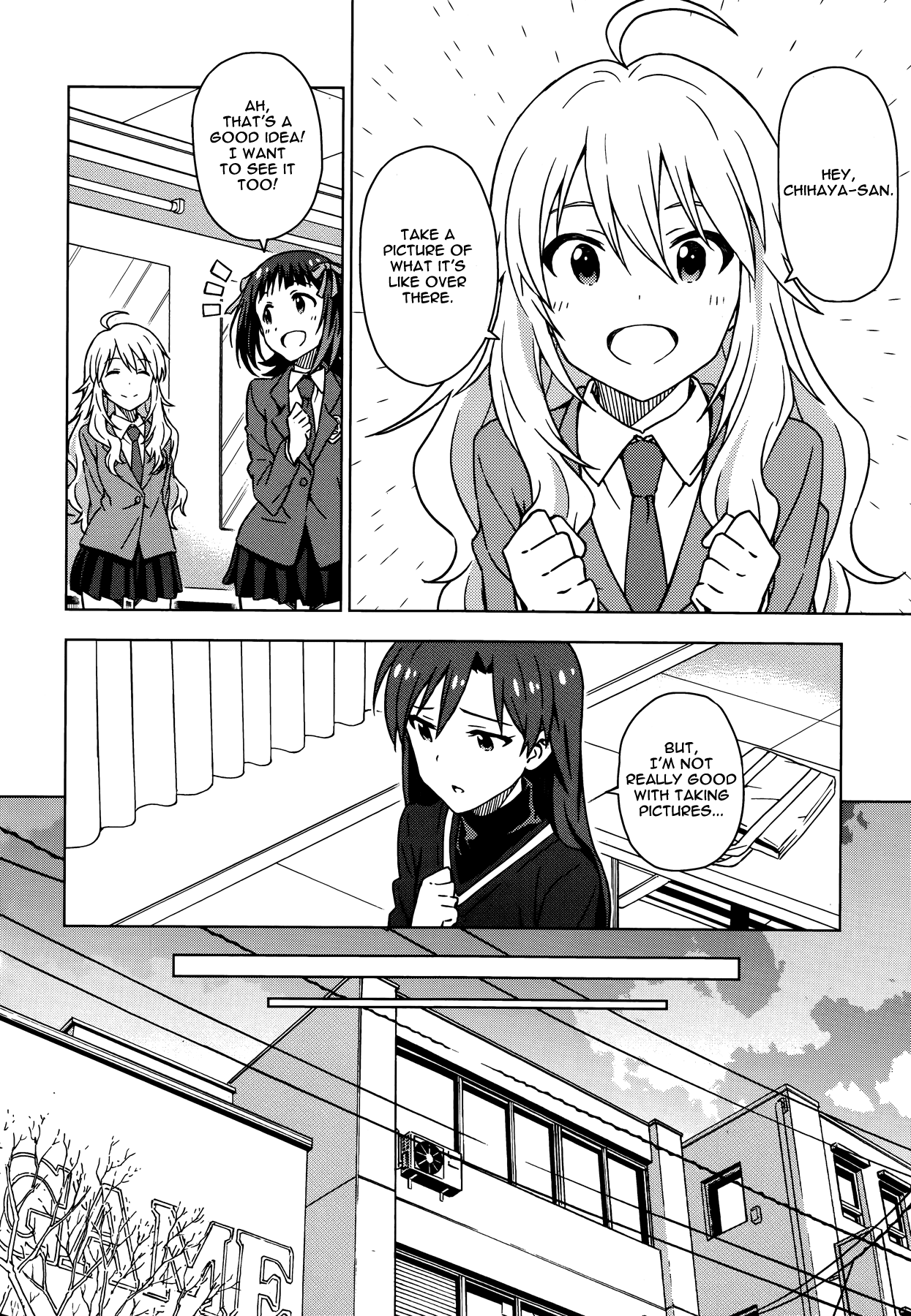 The Idolm@ster (Mana) Chapter 22 page 14 - Chapter 22: Kisaragi Chihaya (2) Second Part