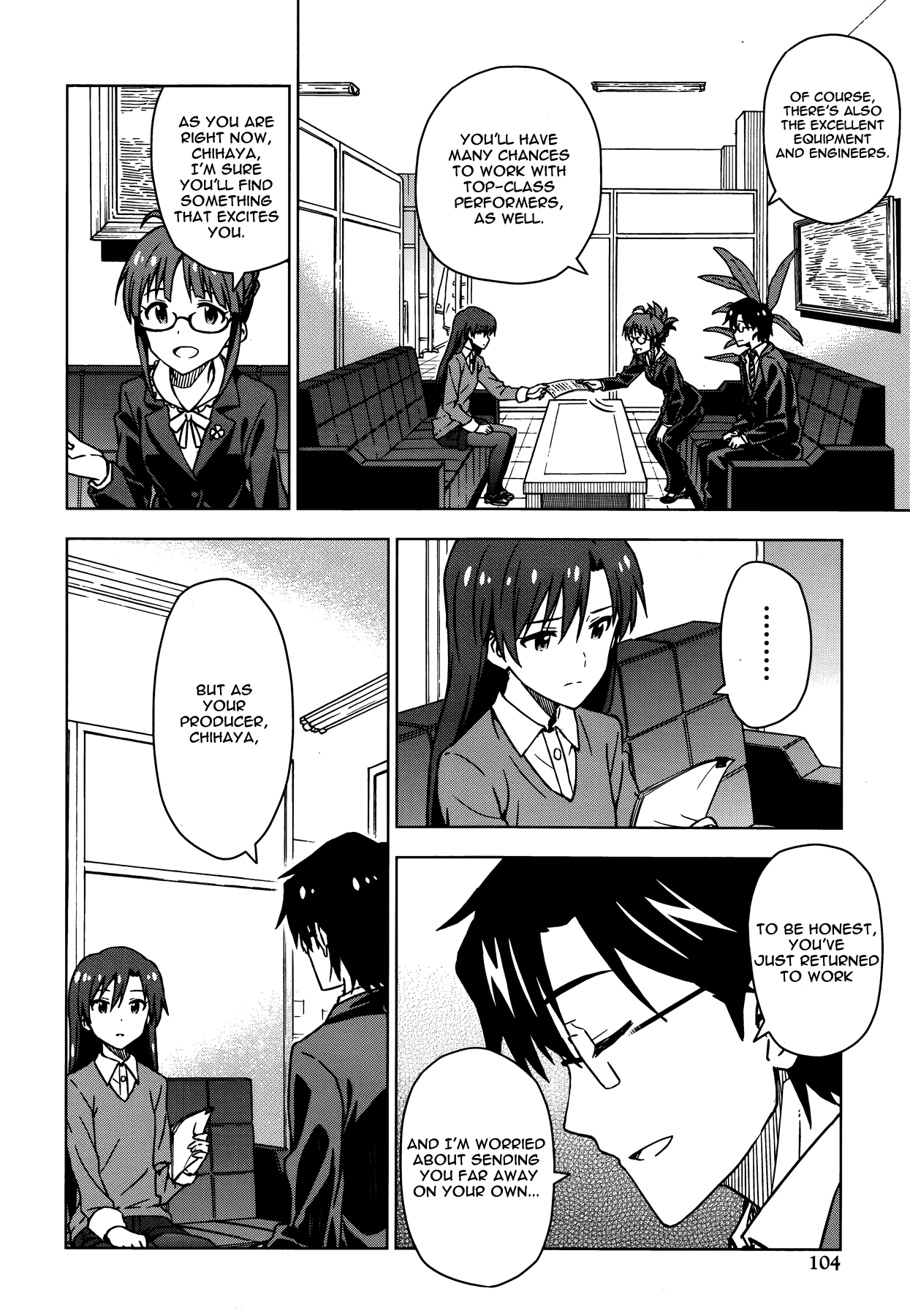 The Idolm@ster (Mana) Chapter 22 page 8 - Chapter 22: Kisaragi Chihaya (2) Second Part