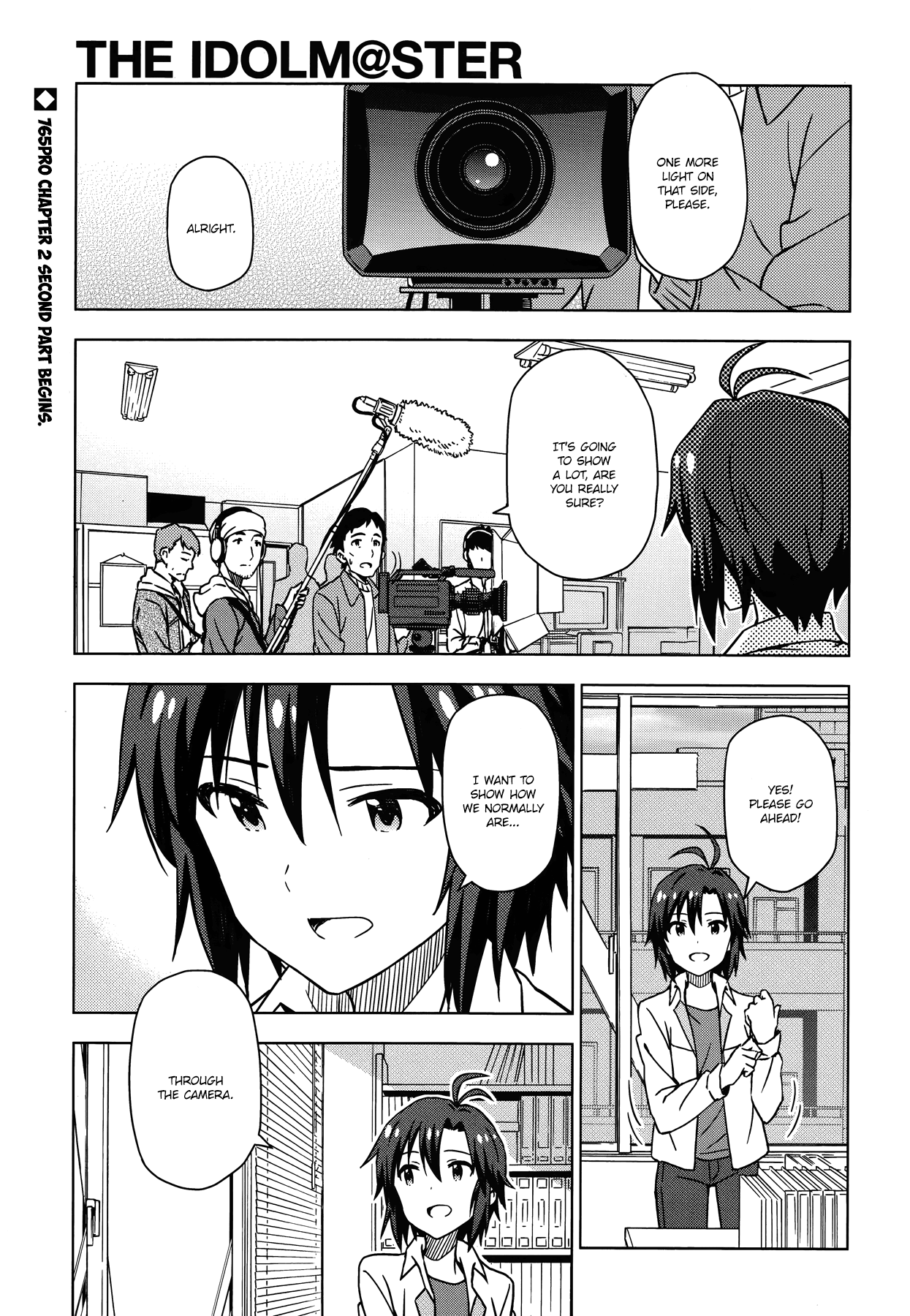 The Idolm@ster (Mana) Chapter 31 page 1 - Chapter 31: 765Pro (2) Second Part