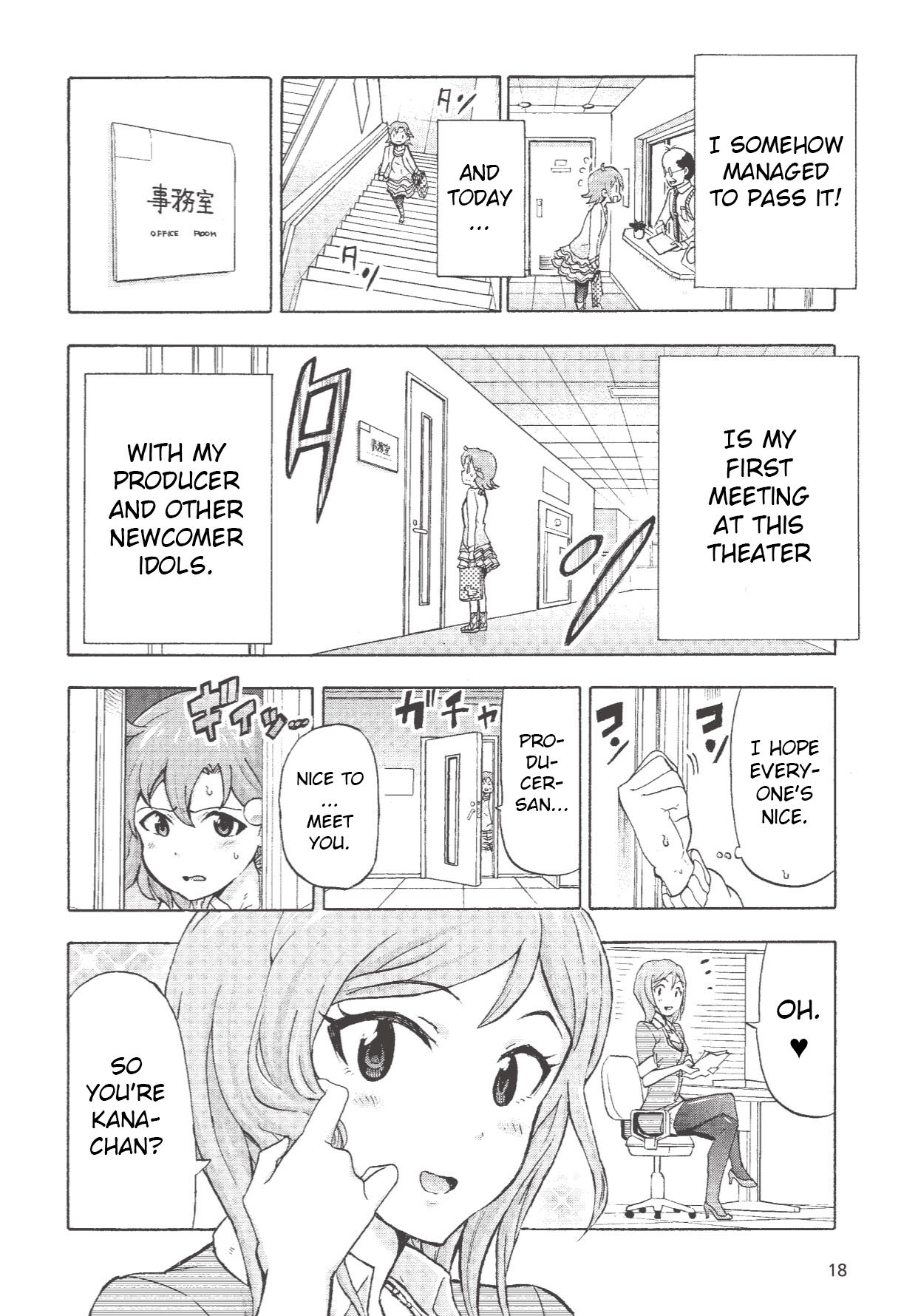 THE IDOLM@STER MILLION LIVE! Blooming Clover Chapter 1 page 12 - Chapter 1: My Name is Yabuki Kana ♪