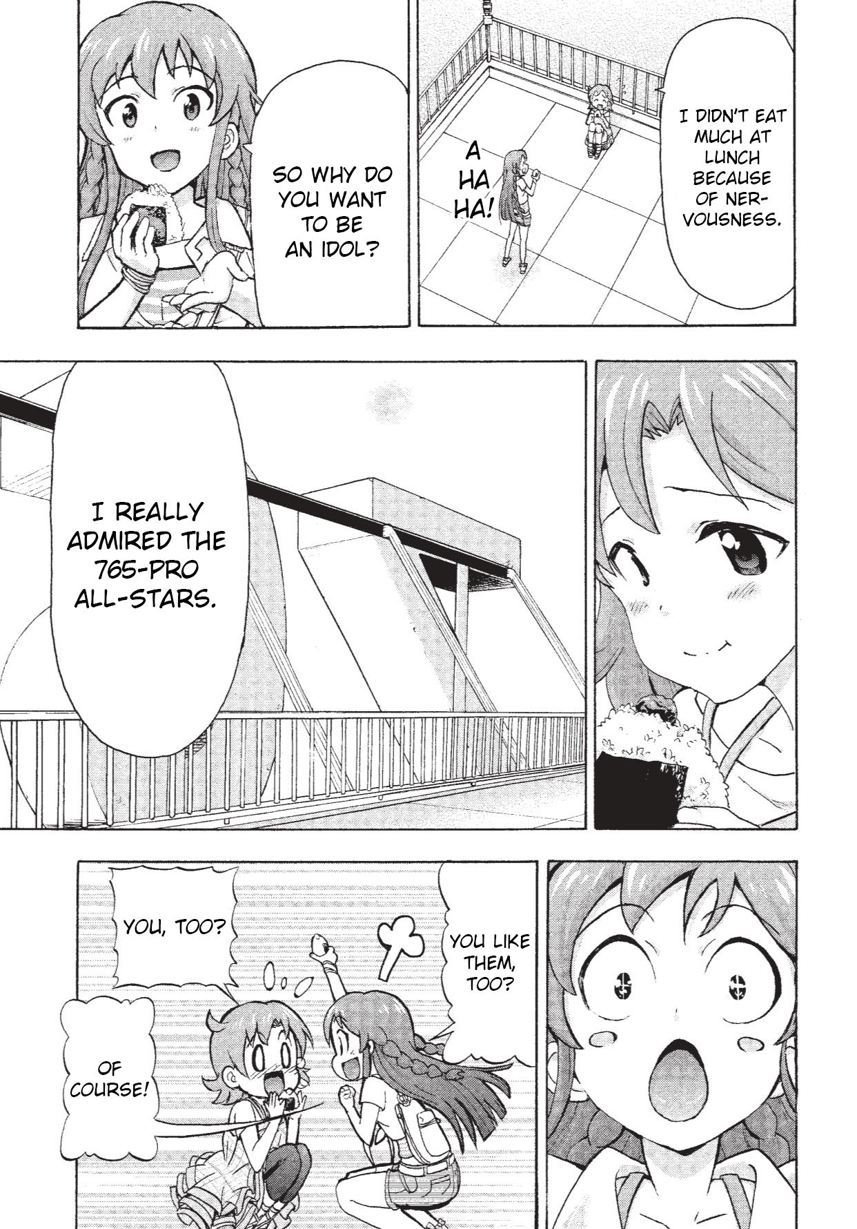 THE IDOLM@STER MILLION LIVE! Blooming Clover Chapter 1 page 21 - Chapter 1: My Name is Yabuki Kana ♪
