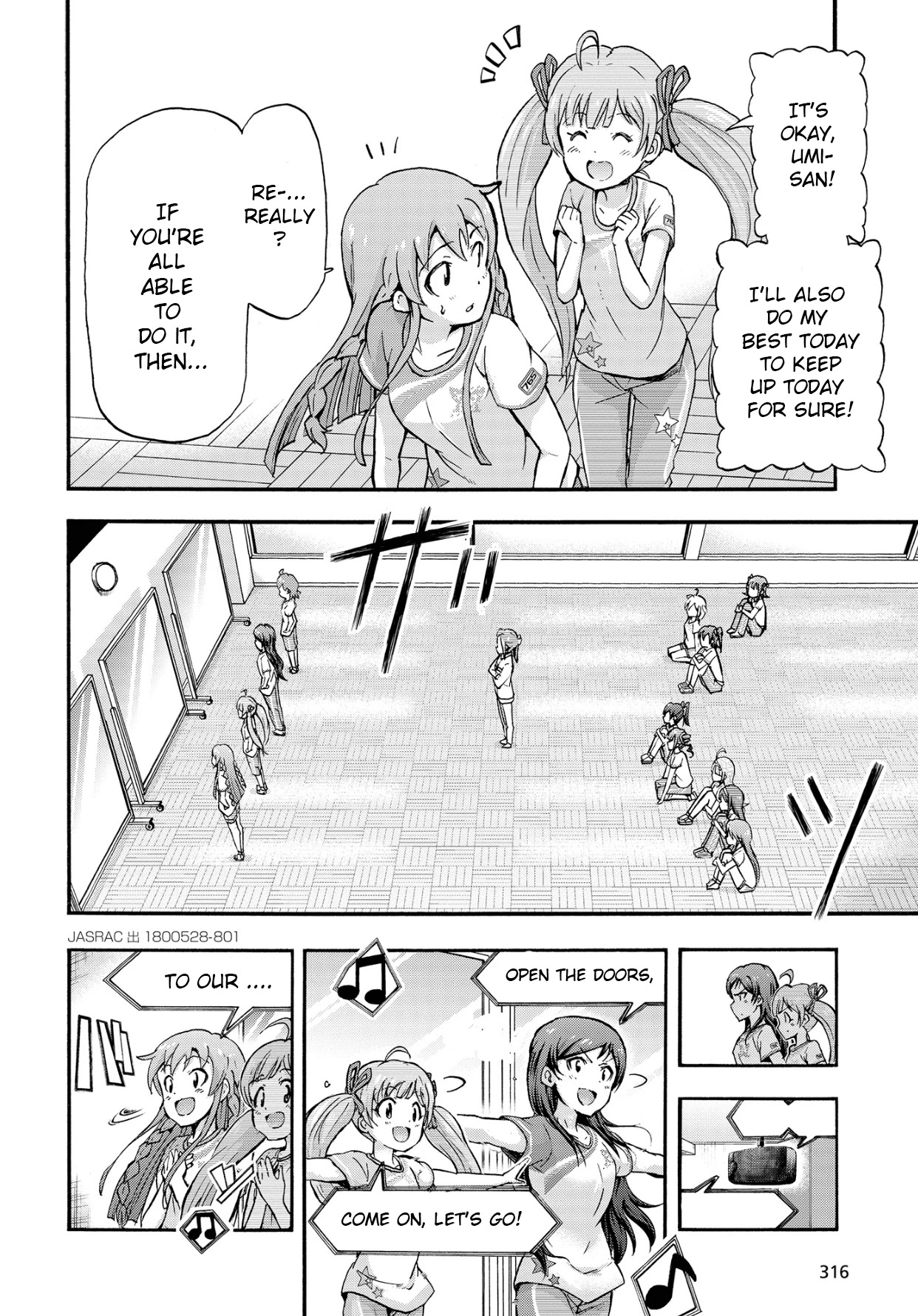 THE IDOLM@STER MILLION LIVE! Blooming Clover Chapter 10 page 6 - Chapter 10: Just Like Magic