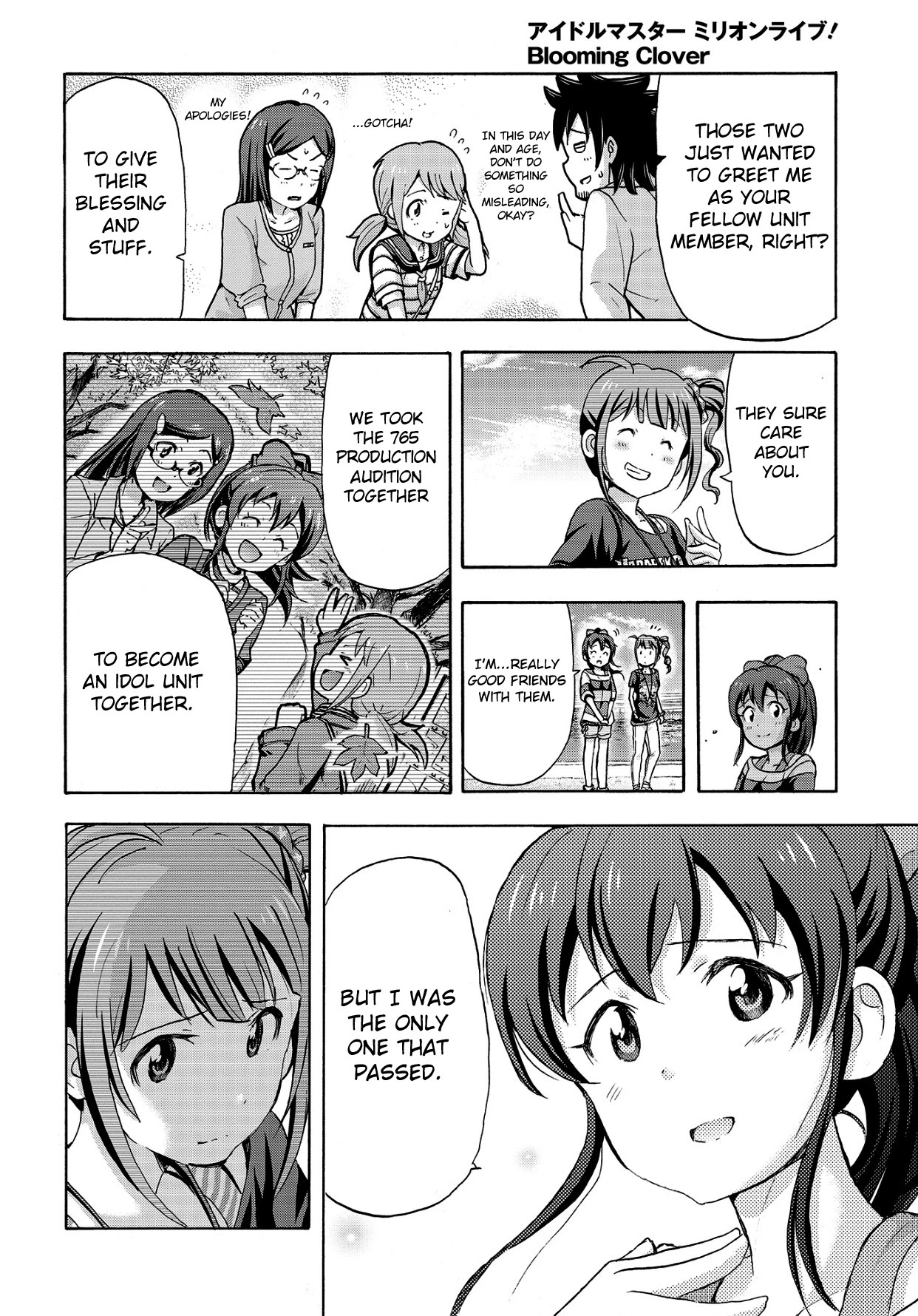 THE IDOLM@STER MILLION LIVE! Blooming Clover Chapter 11.5 page 17 - Chapter 11.5: We're "Double Ace"
