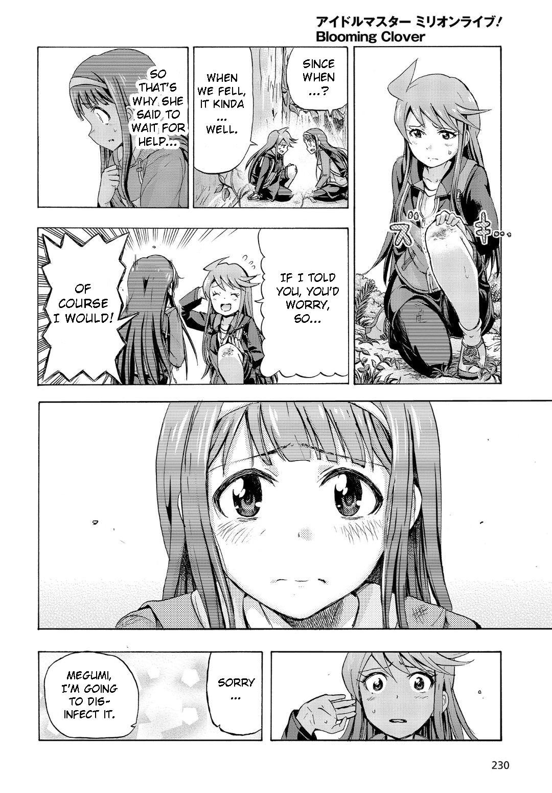THE IDOLM@STER MILLION LIVE! Blooming Clover Chapter 13.5 page 18 - Chapter 13.5: TriStar Vision Sings