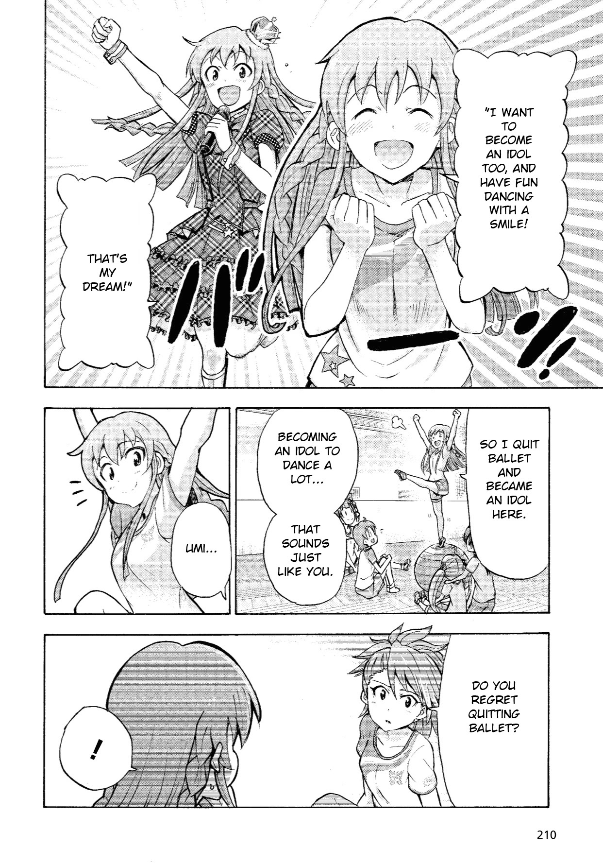 THE IDOLM@STER MILLION LIVE! Blooming Clover Chapter 9 page 14 - Chapter 9: Go Make Your Own Dreams Come True, Okay?