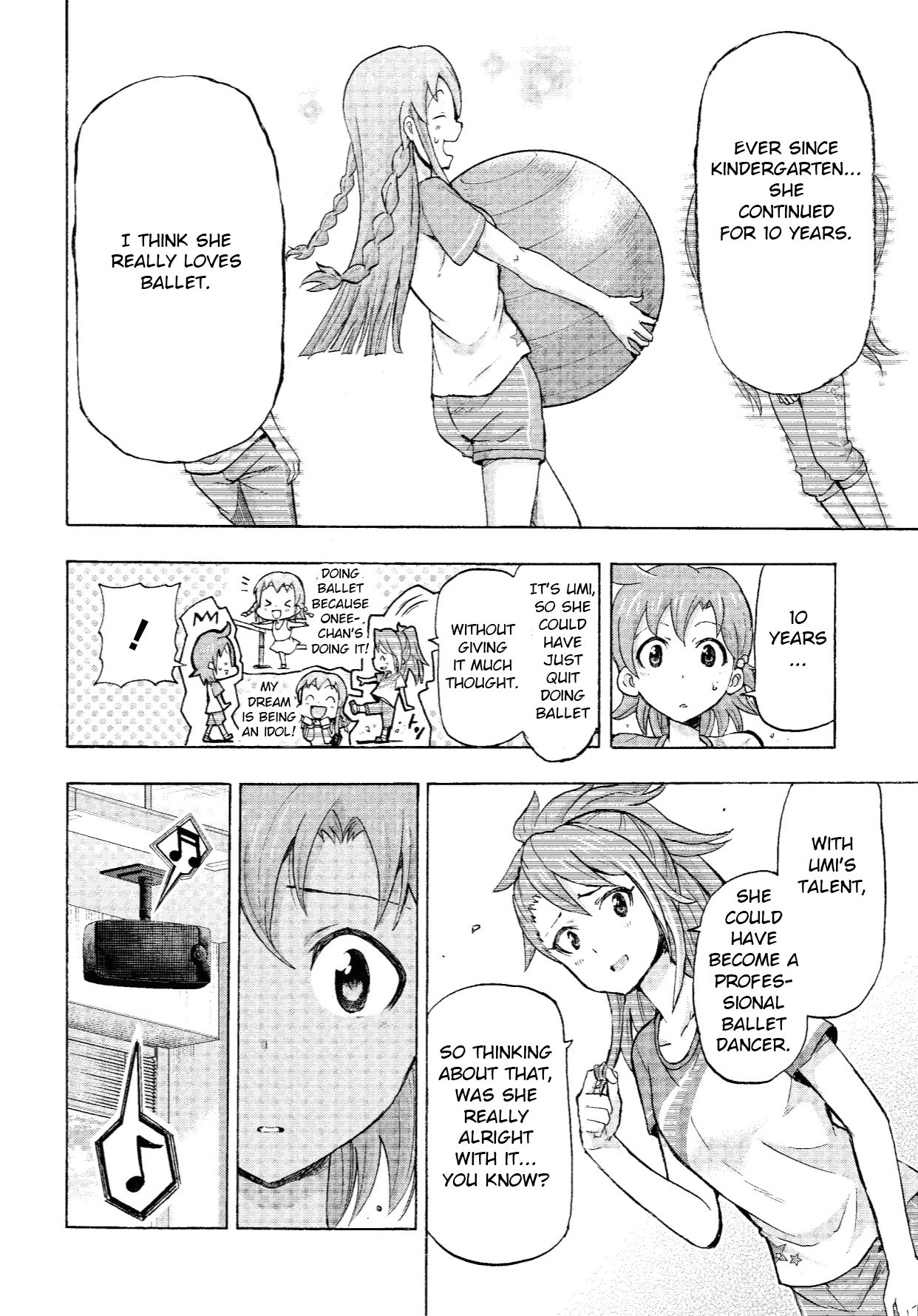 THE IDOLM@STER MILLION LIVE! Blooming Clover Chapter 9 page 16 - Chapter 9: Go Make Your Own Dreams Come True, Okay?