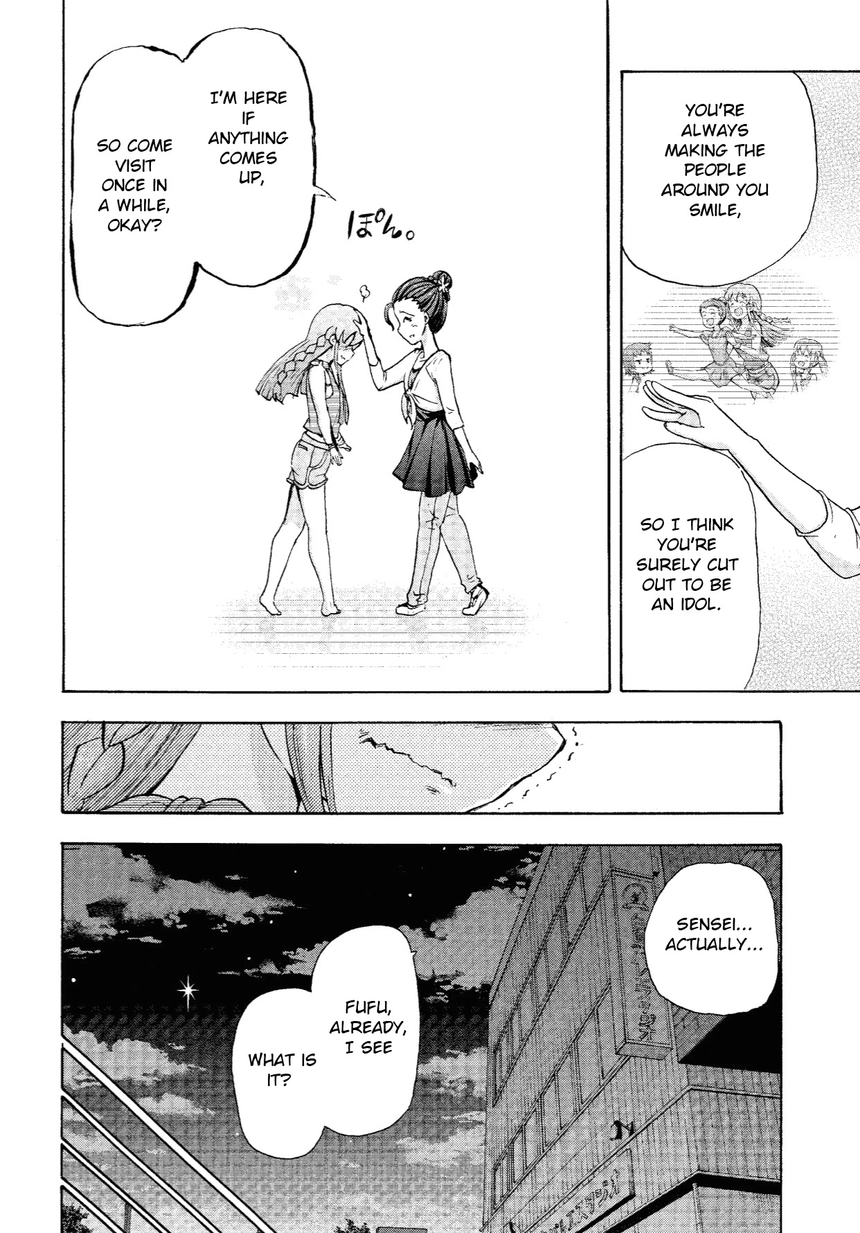THE IDOLM@STER MILLION LIVE! Blooming Clover Chapter 9 page 36 - Chapter 9: Go Make Your Own Dreams Come True, Okay?
