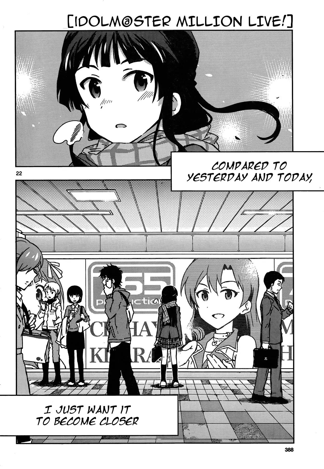 THE iDOLM@STER - Million Live! Chapter 10 page 21 - Chapter 10: Catch my dream