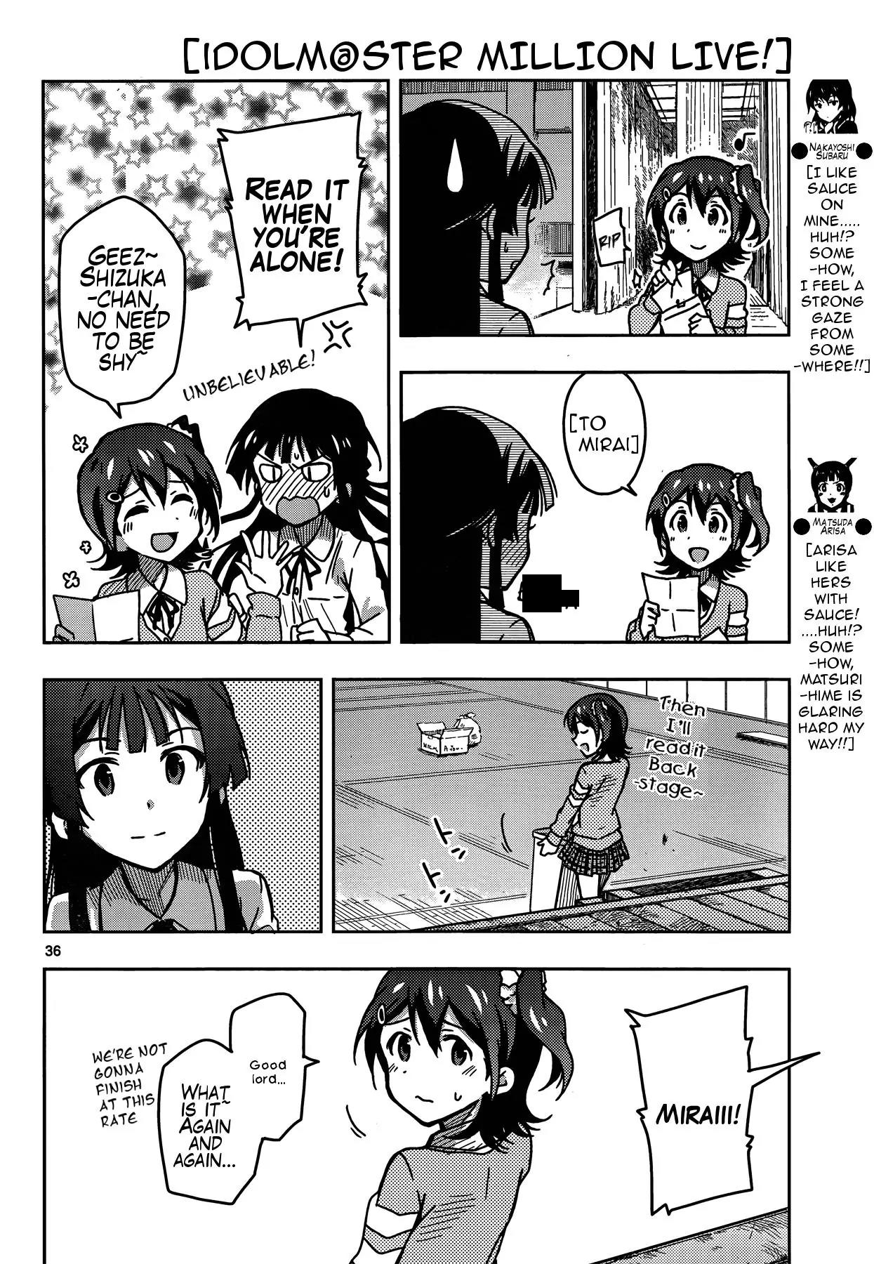 THE iDOLM@STER - Million Live! Chapter 10 page 34 - Chapter 10: Catch my dream