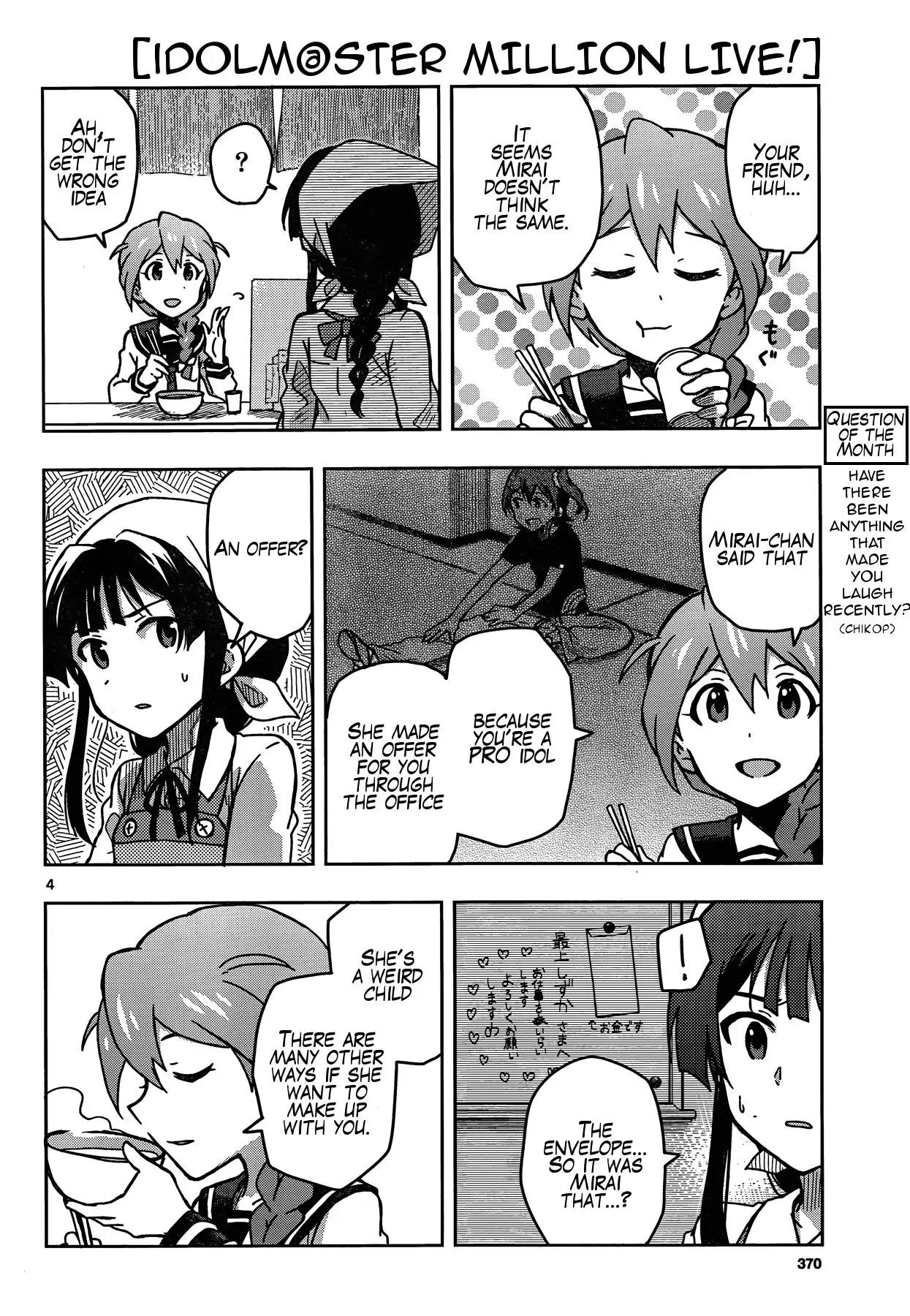 THE iDOLM@STER - Million Live! Chapter 10 page 4 - Chapter 10: Catch my dream
