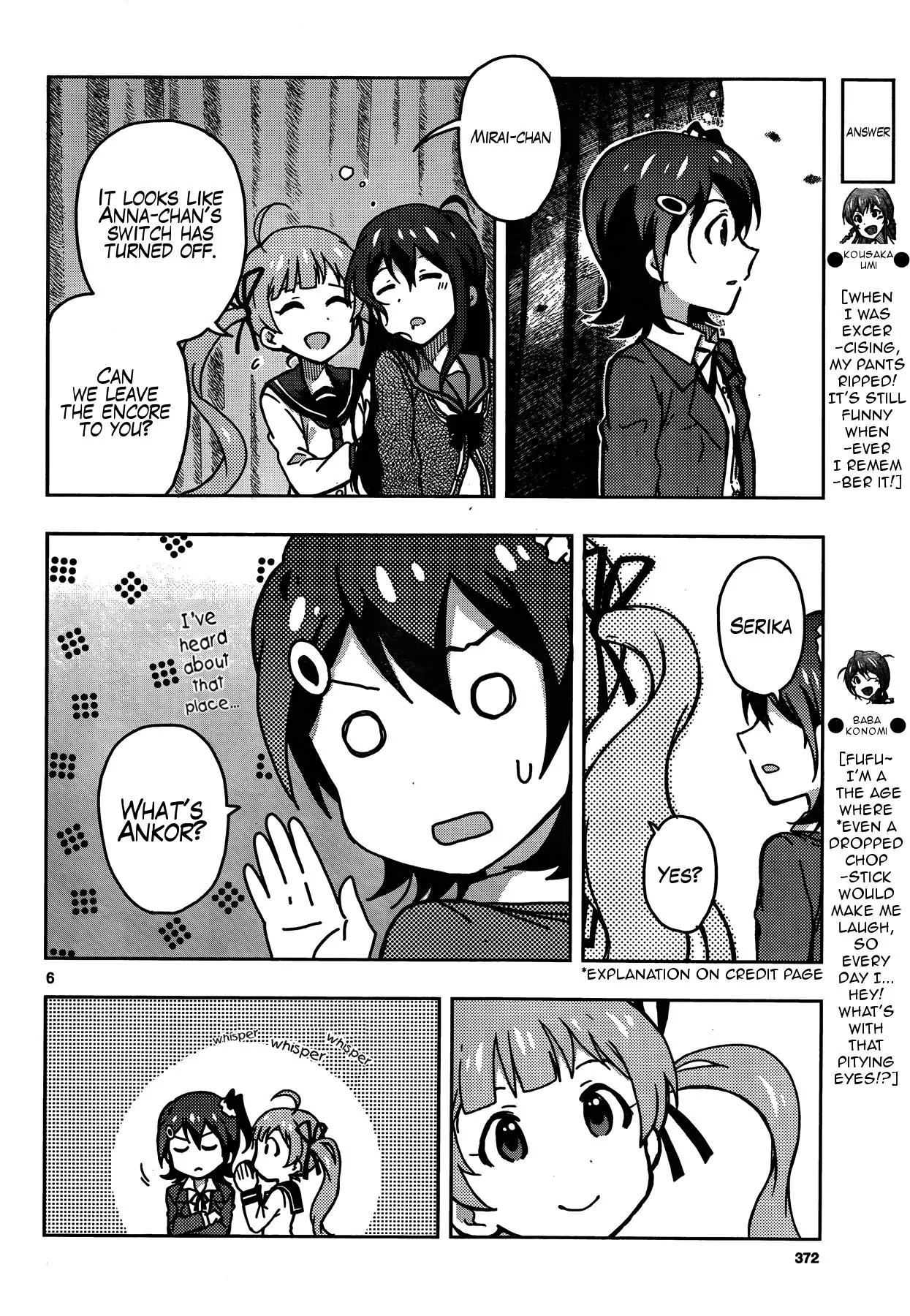THE iDOLM@STER - Million Live! Chapter 10 page 6 - Chapter 10: Catch my dream