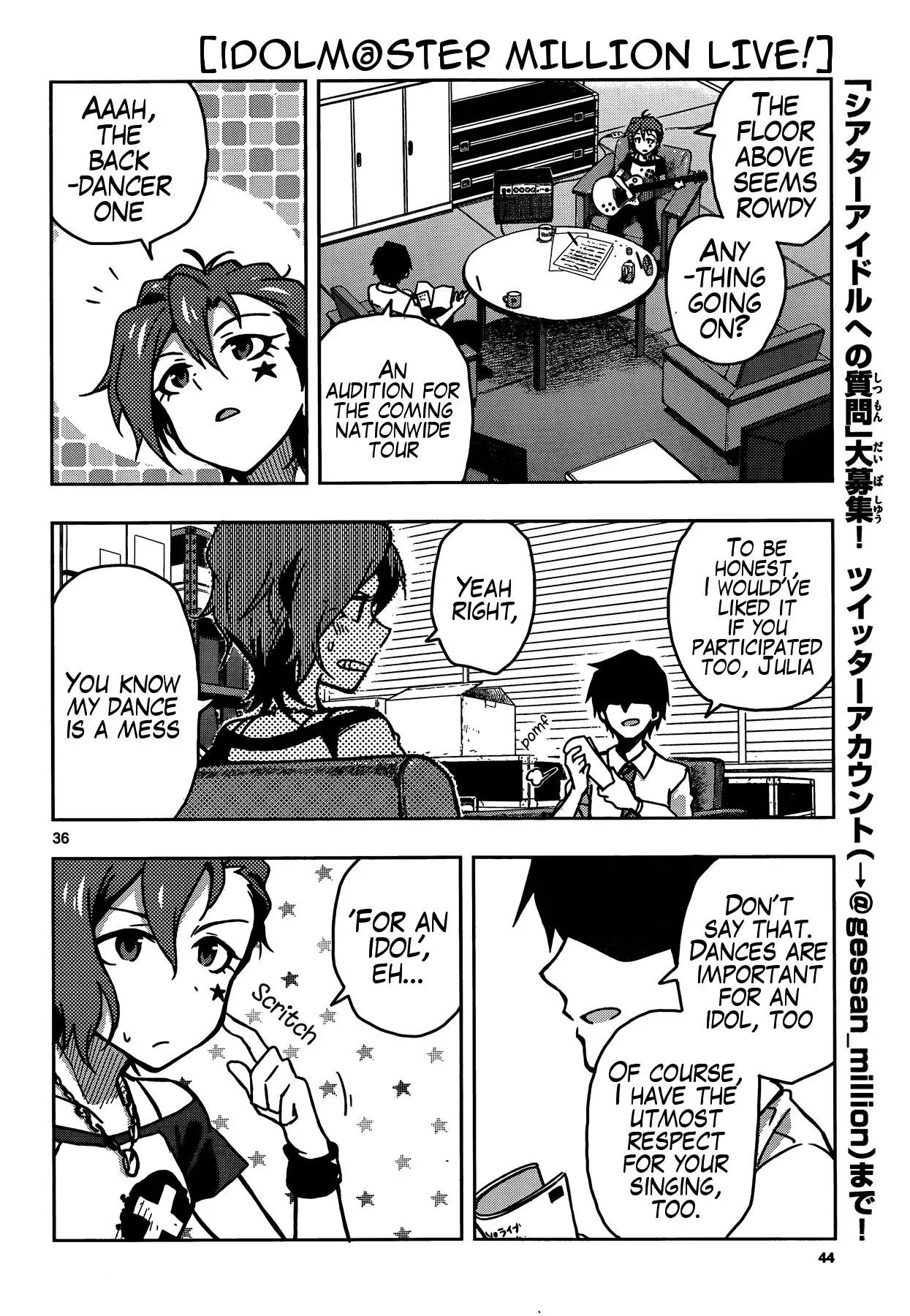 THE iDOLM@STER - Million Live! Chapter 11 page 36 - Chapter 11: Overmaster