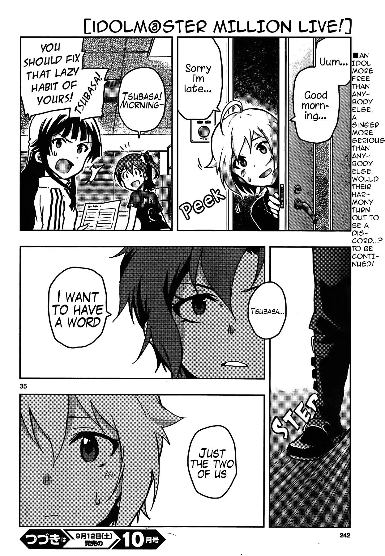 THE iDOLM@STER - Million Live! Chapter 12 page 37 - Chapter 12: Yes/No
