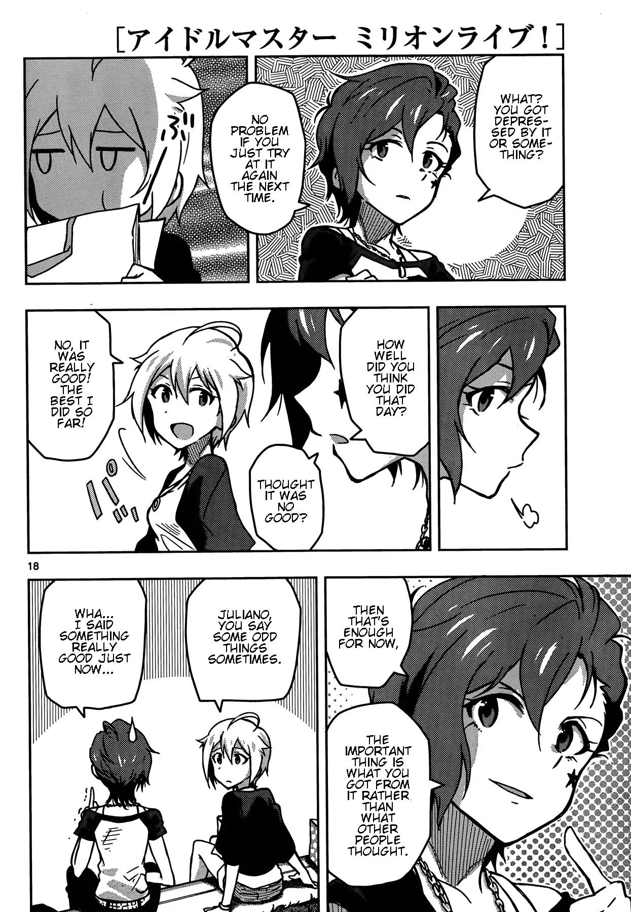 THE iDOLM@STER - Million Live! Chapter 13 page 18 - Chapter 13: Praline