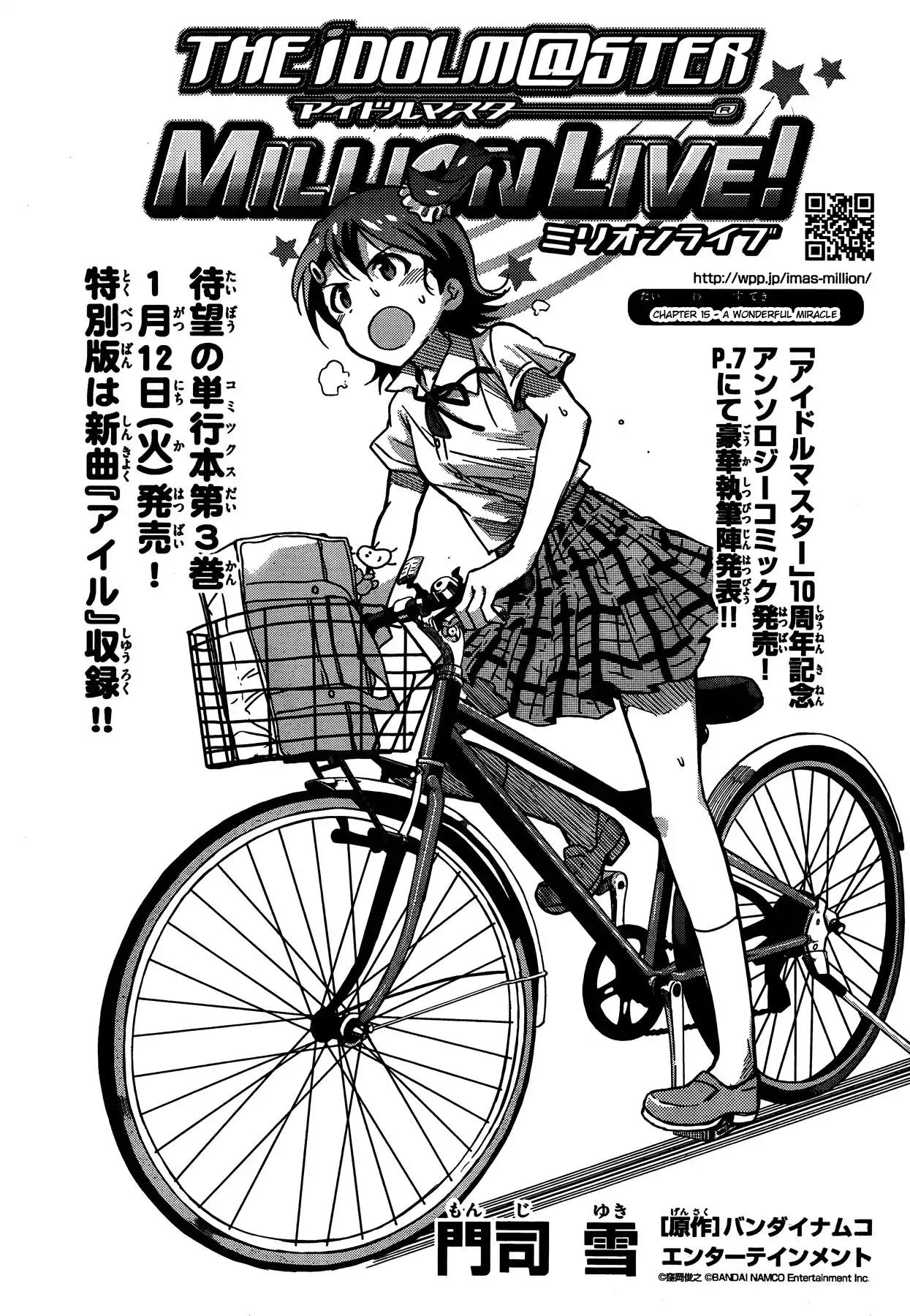 THE iDOLM@STER - Million Live! Chapter 15 page 1 - Chapter 15: A Wonderful Miracle