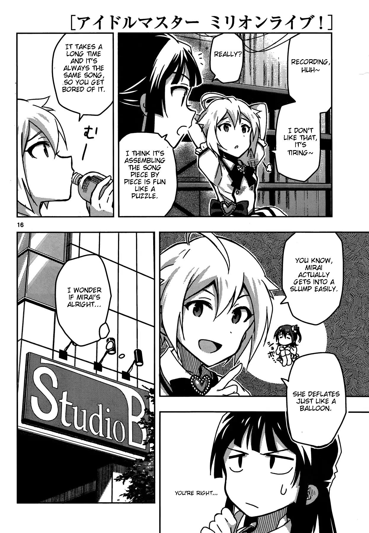 THE iDOLM@STER - Million Live! Chapter 15 page 16 - Chapter 15: A Wonderful Miracle