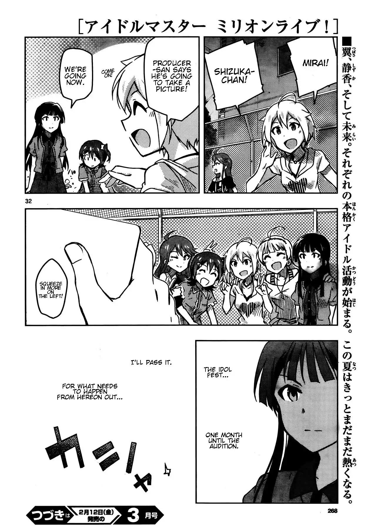 THE iDOLM@STER - Million Live! Chapter 16 page 32 - Chapter 16