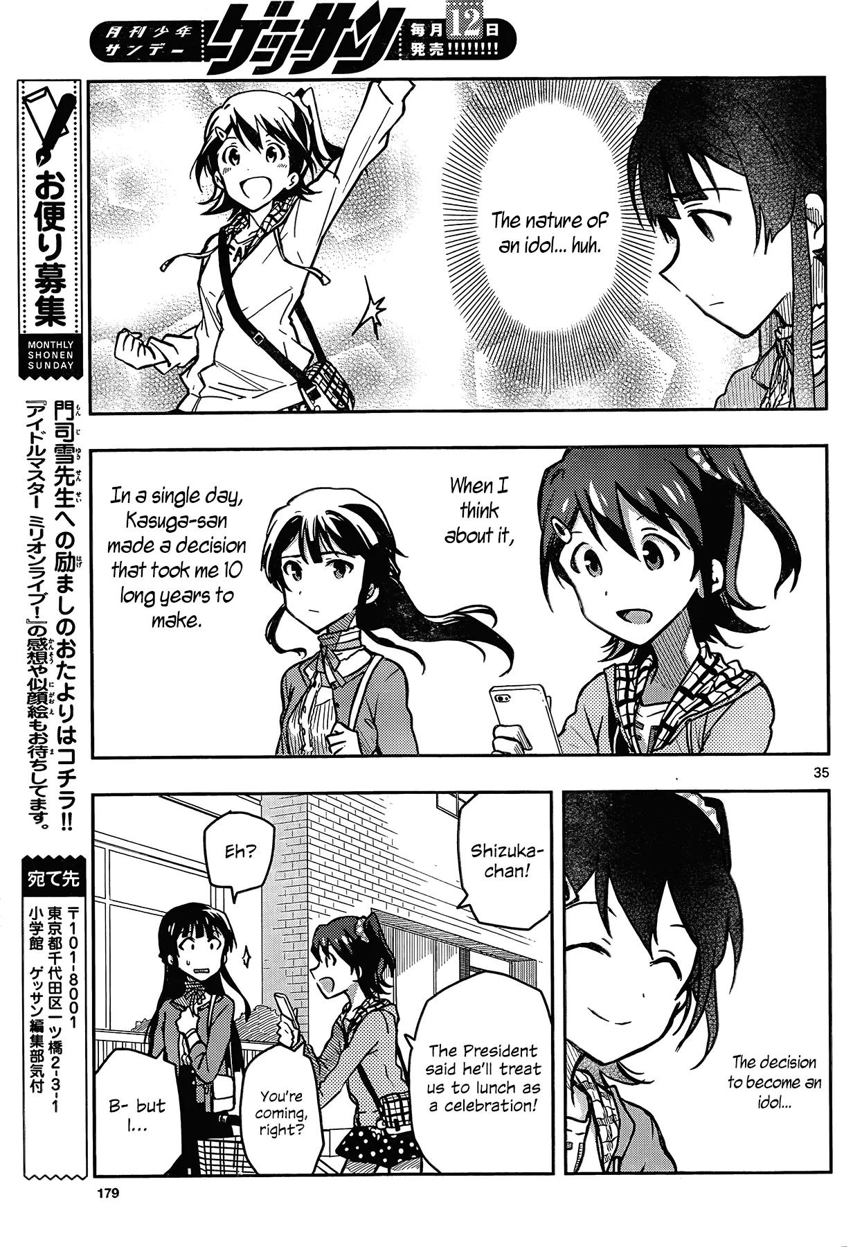 THE iDOLM@STER - Million Live! Chapter 2 page 35 - Chapter 2: The Festa's Starting