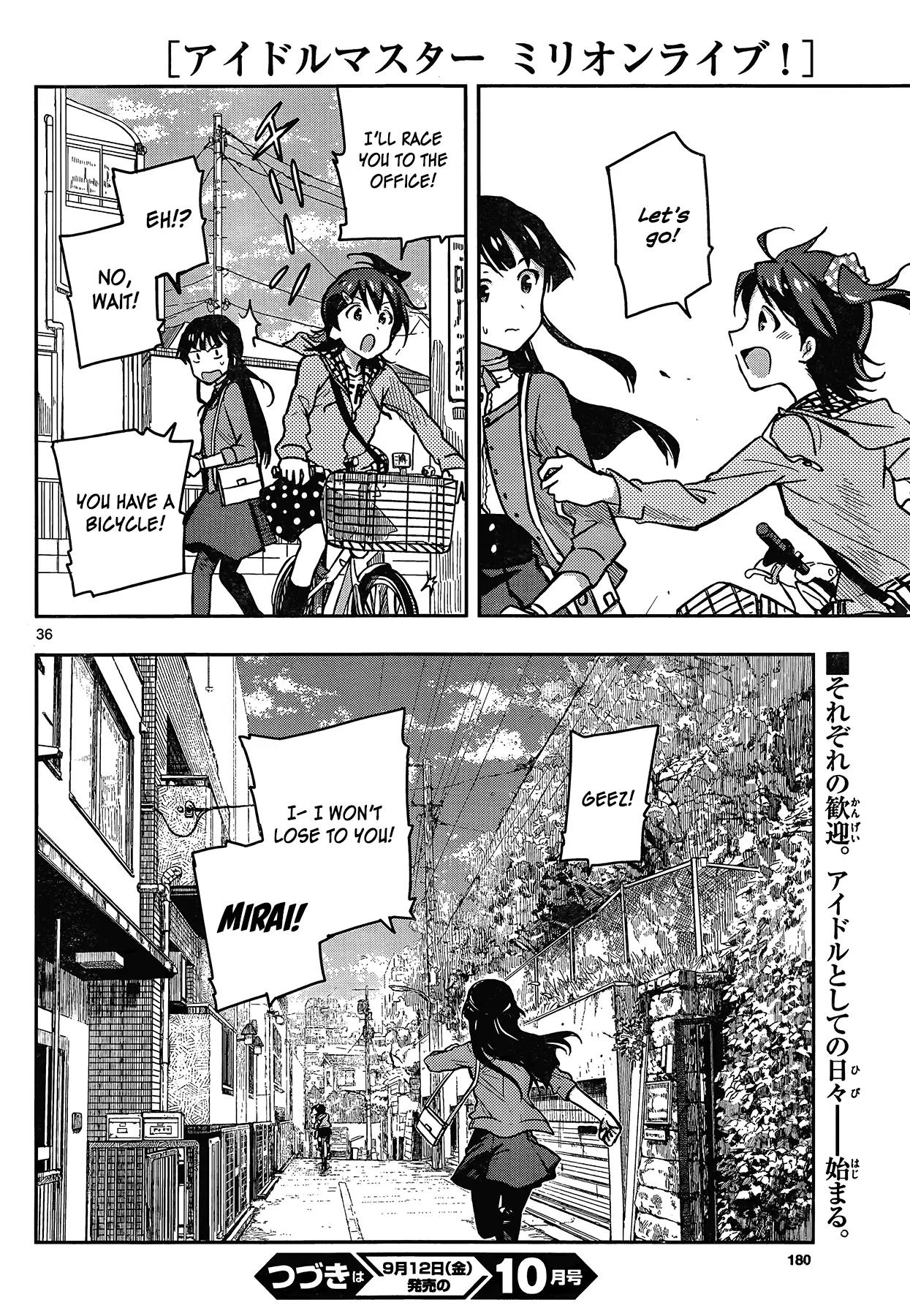 THE iDOLM@STER - Million Live! Chapter 2 page 36 - Chapter 2: The Festa's Starting