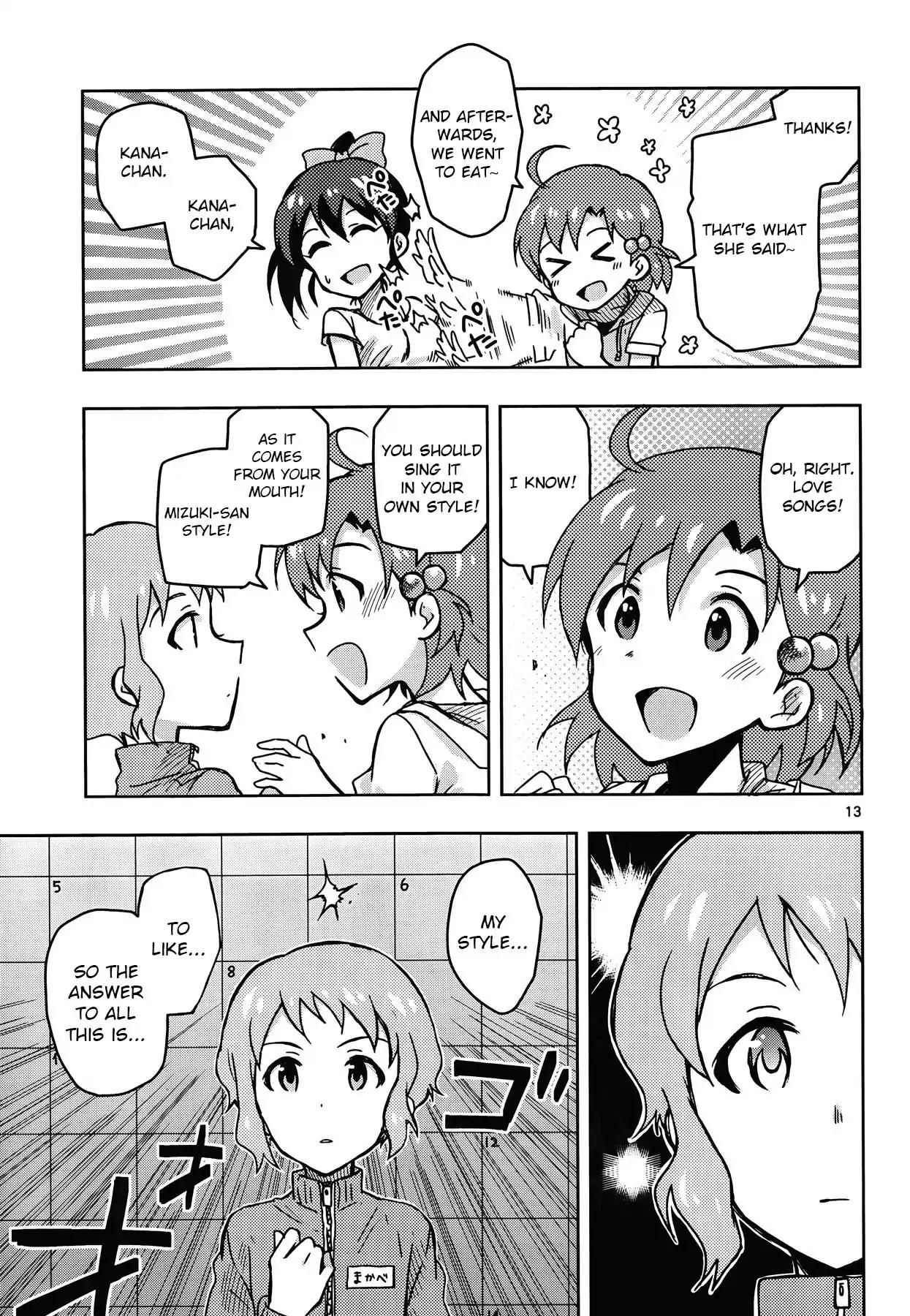 THE iDOLM@STER - Million Live! Chapter 24.7 page 13 - Vol.4 Special 1: ...In The Name Of...?