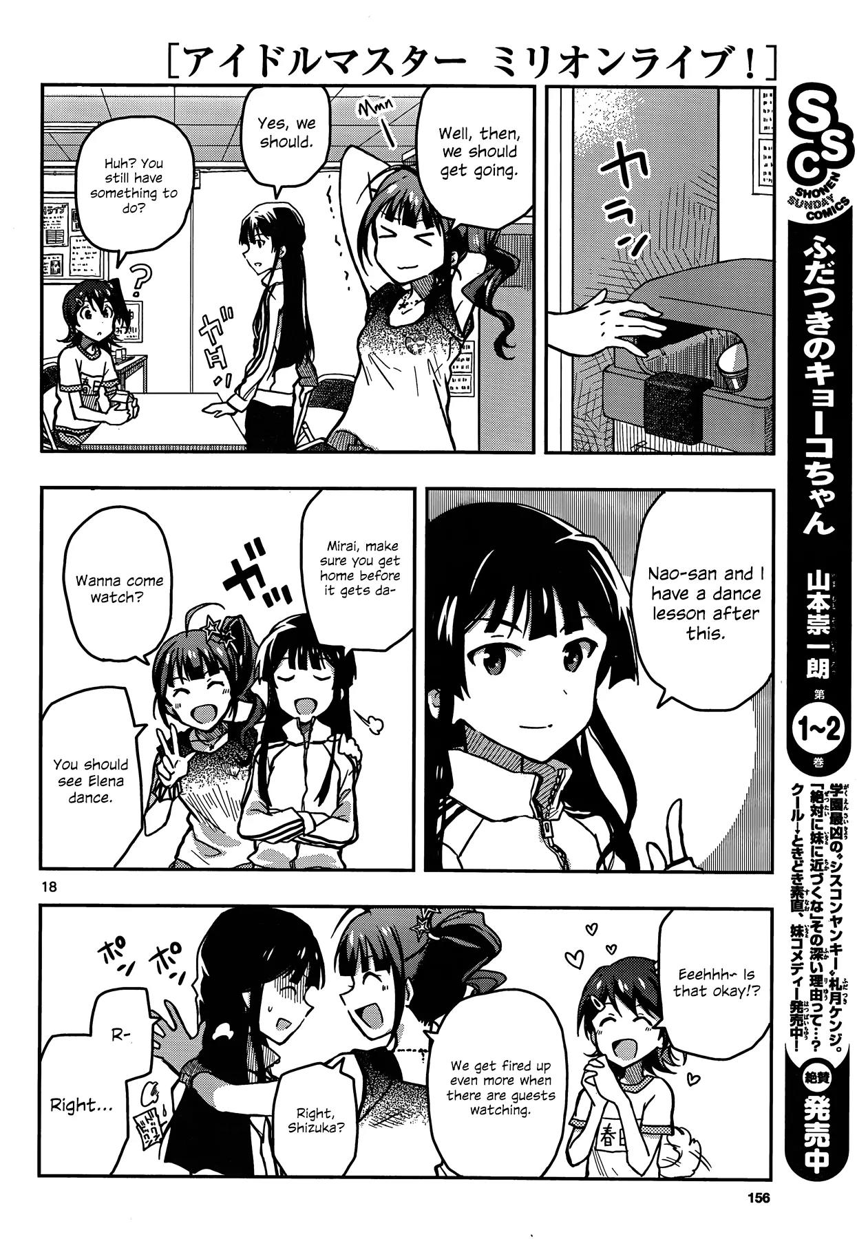 THE iDOLM@STER - Million Live! Chapter 3 page 18 - Chapter 3: Let's Dance!
