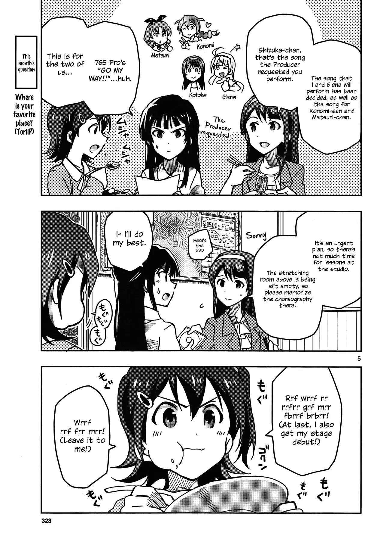 THE iDOLM@STER - Million Live! Chapter 4 page 5 - Chapter 4: An Irreplaceable Dream