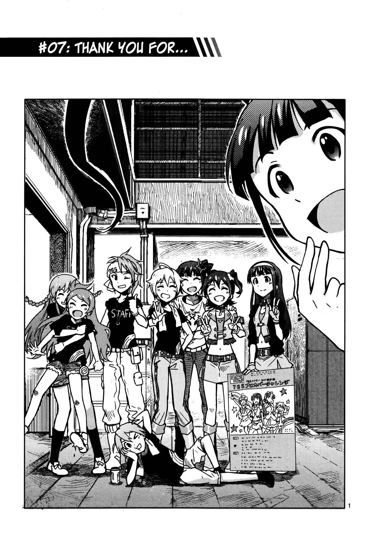 THE iDOLM@STER - Million Live! Chapter 7 page 1 - Chapter 7: Thank you for...
