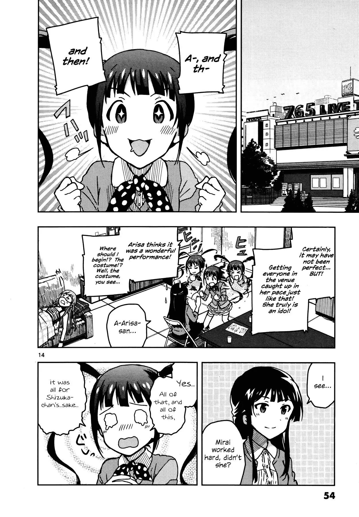 THE iDOLM@STER - Million Live! Chapter 7 page 14 - Chapter 7: Thank you for...