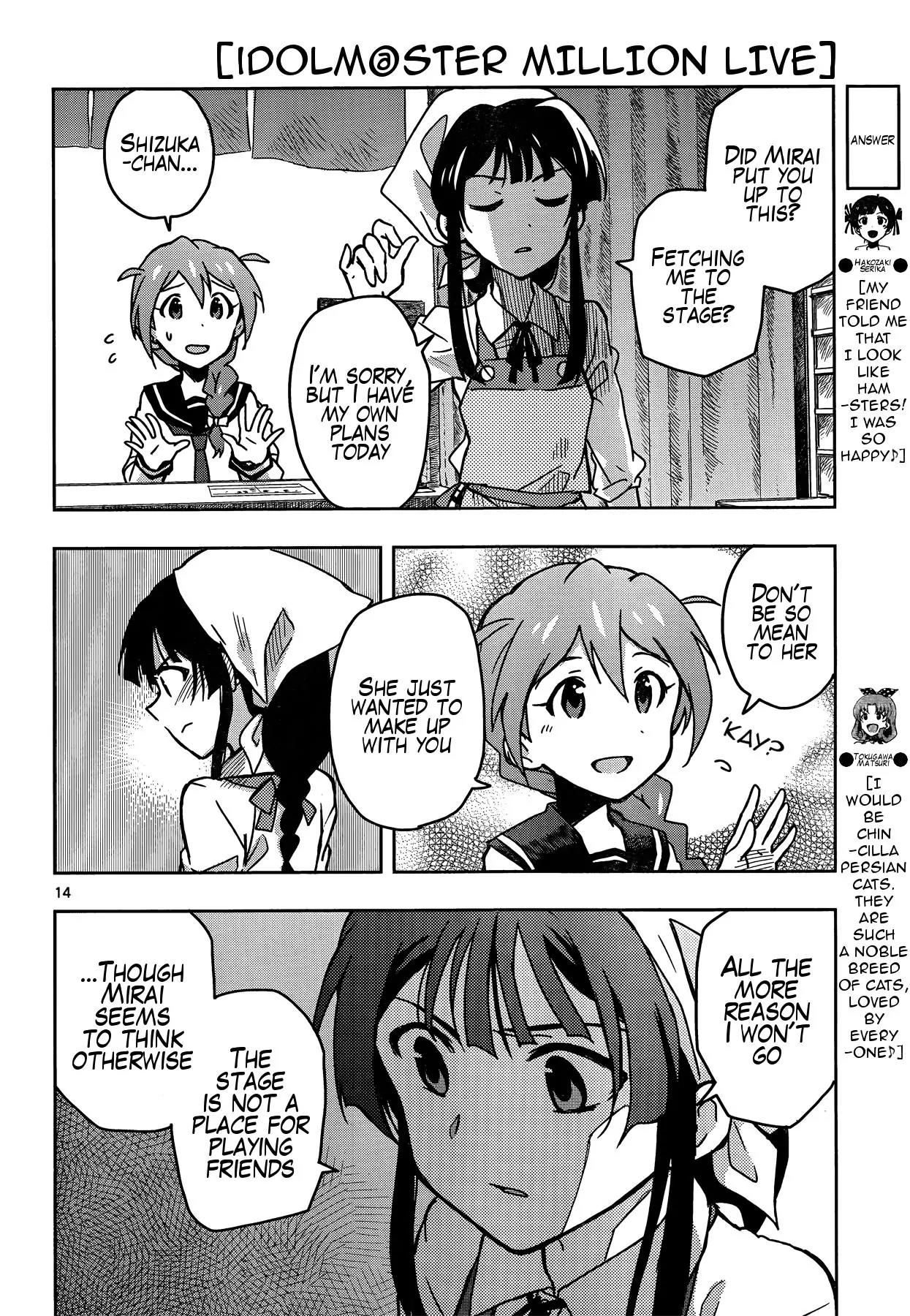 THE iDOLM@STER - Million Live! Chapter 9 page 14 - Chapter 9: Self-Made Budokan