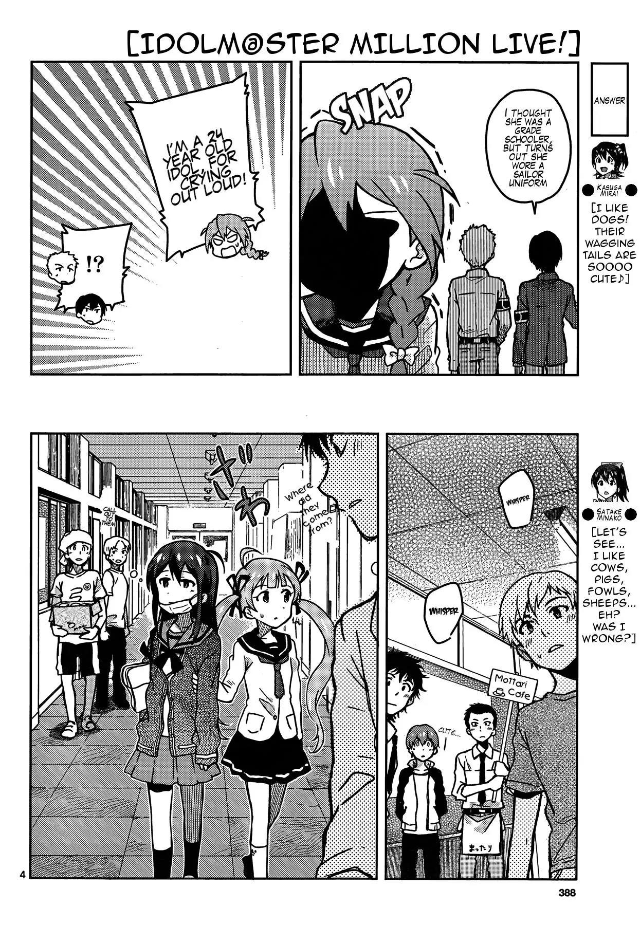 THE iDOLM@STER - Million Live! Chapter 9 page 4 - Chapter 9: Self-Made Budokan