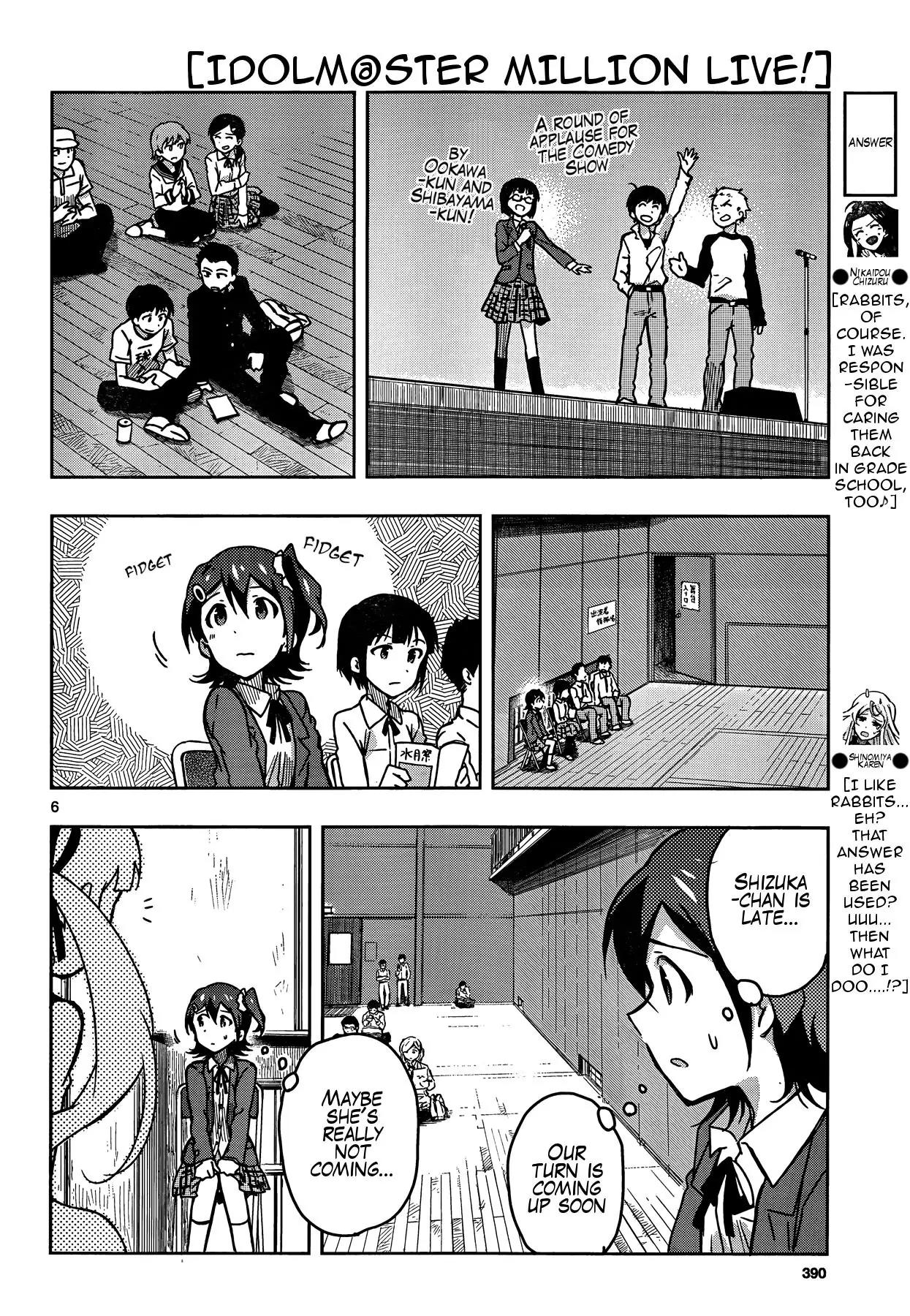 THE iDOLM@STER - Million Live! Chapter 9 page 6 - Chapter 9: Self-Made Budokan
