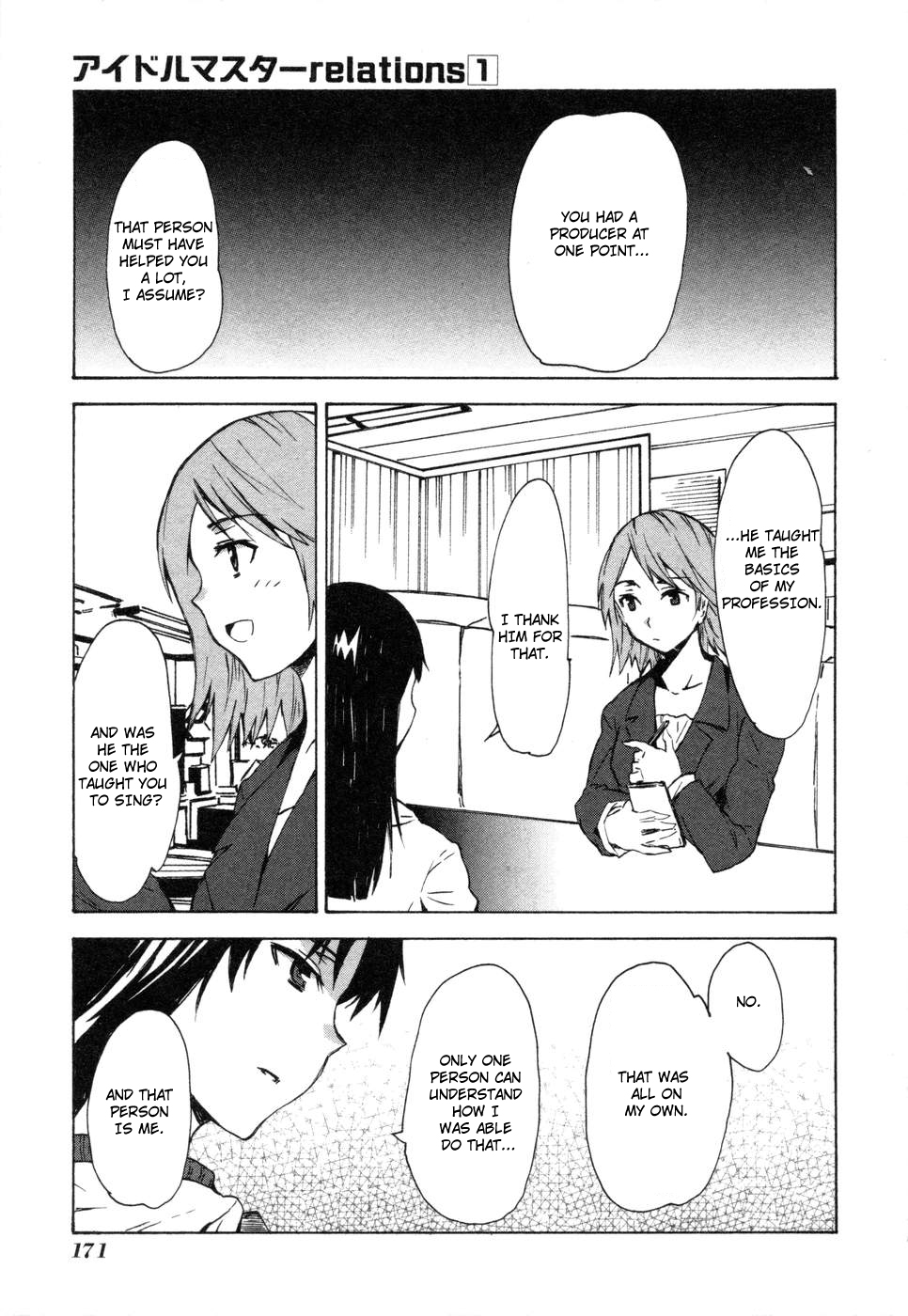 The Idolm@ster Relations Chapter 7 page 11 - Chapter 7: The Lonely Diva