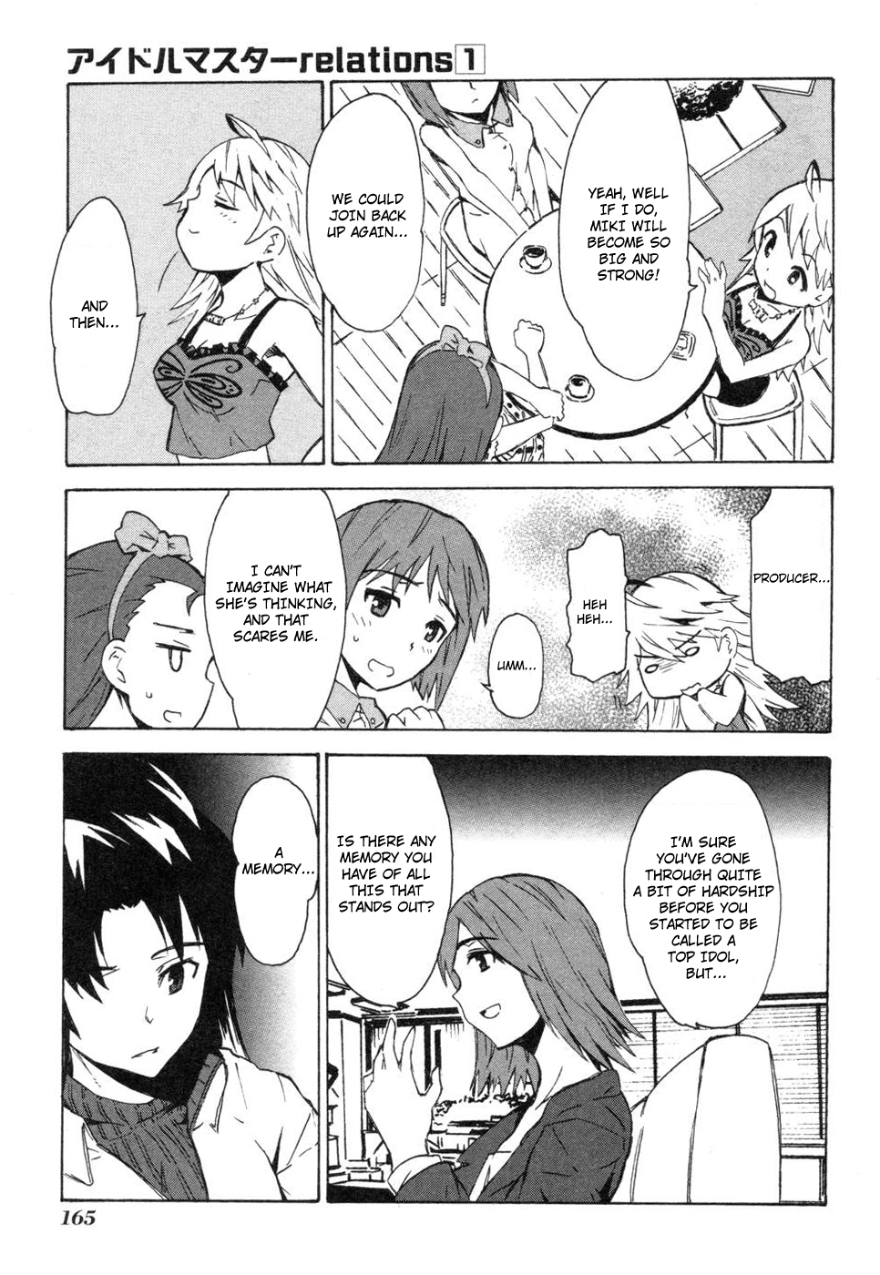 The Idolm@ster Relations Chapter 7 page 5 - Chapter 7: The Lonely Diva