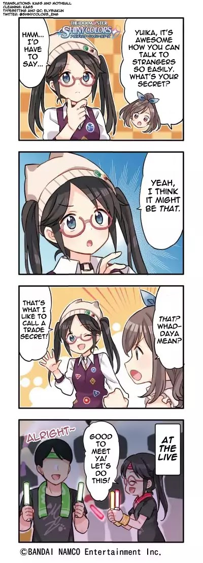 The iDOLM@STER: Shiny Colors (4koma) Chapter 10 page 1 - Chapter 10