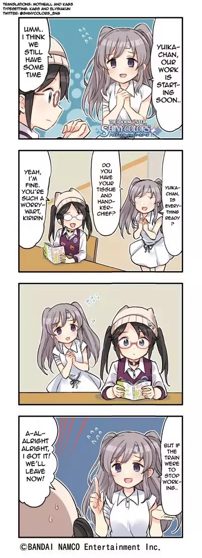 The iDOLM@STER: Shiny Colors (4koma) Chapter 11 page 1 - Chapter 11