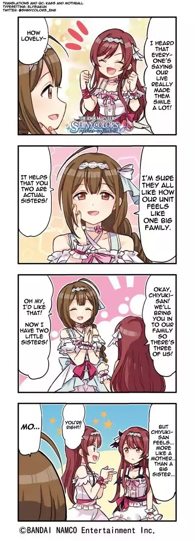 The iDOLM@STER: Shiny Colors (4koma) Chapter 13 page 1 - Chapter 13