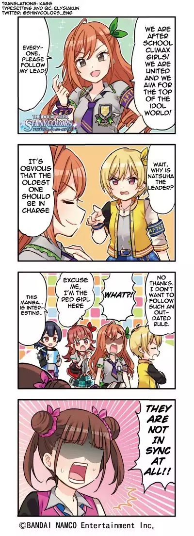 The iDOLM@STER: Shiny Colors (4koma) Chapter 17 page 1 - Chapter 17