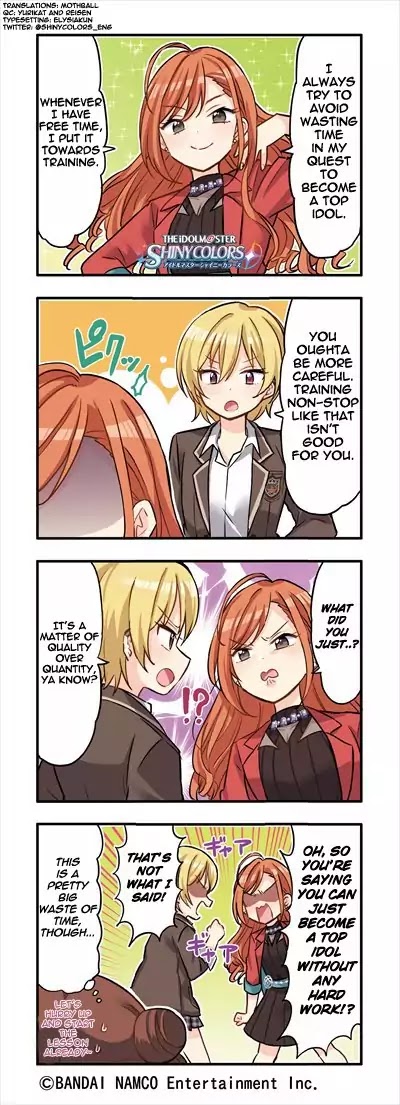 The iDOLM@STER: Shiny Colors (4koma) Chapter 22 page 1 - Chapter 22